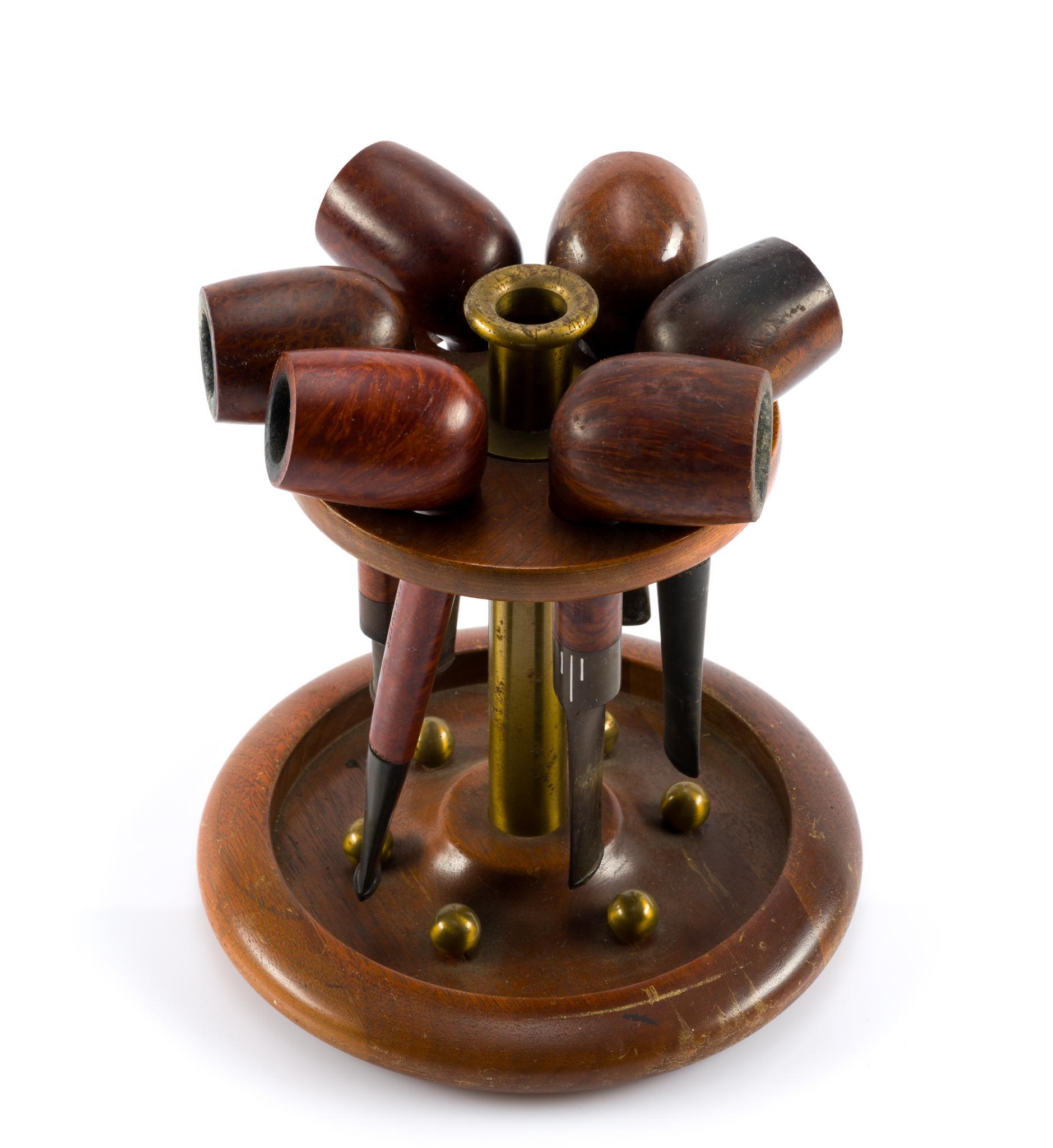 Vintage Pipes with Carousel Stand