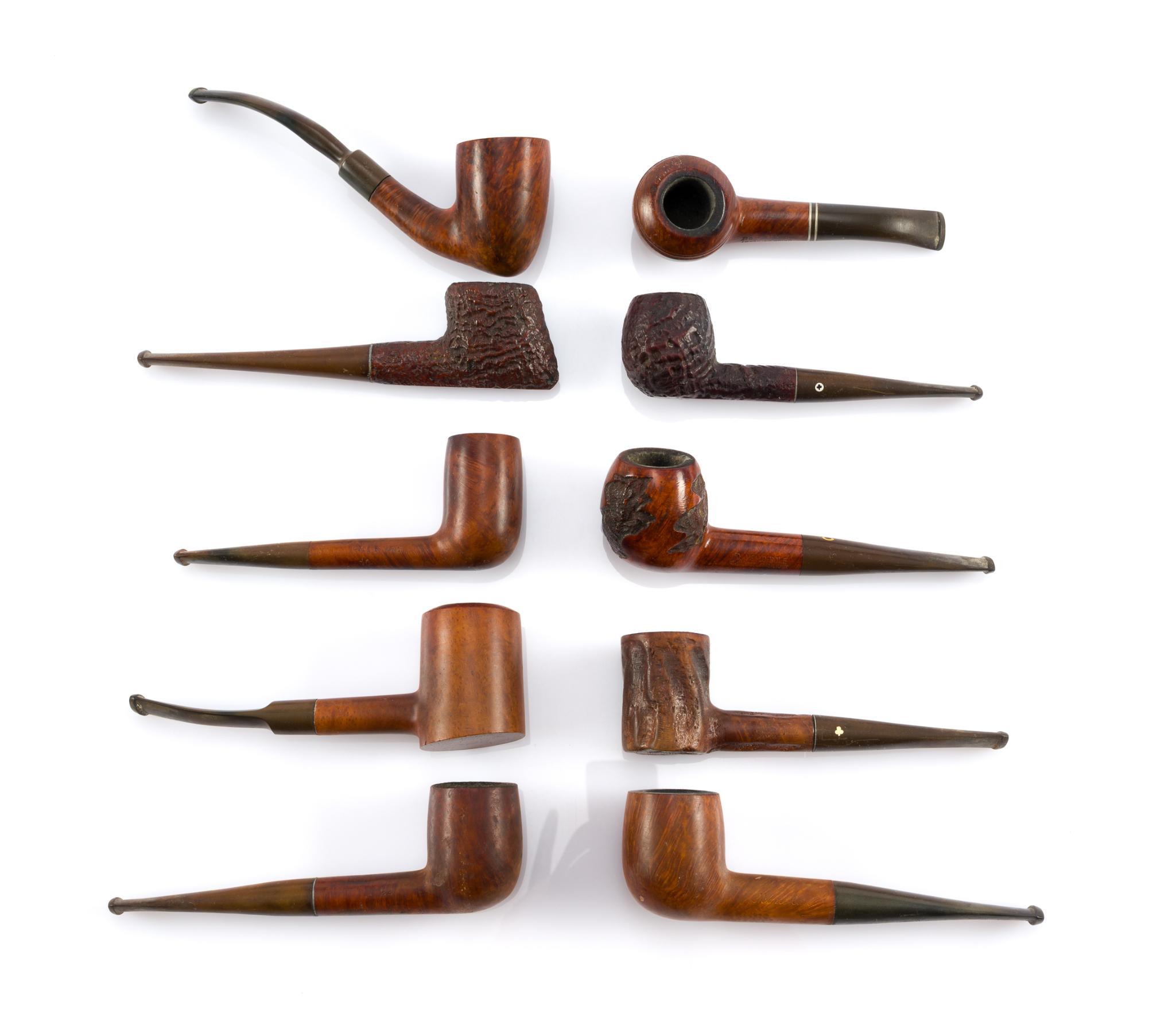 Pipes and Antique Tobacco Jar