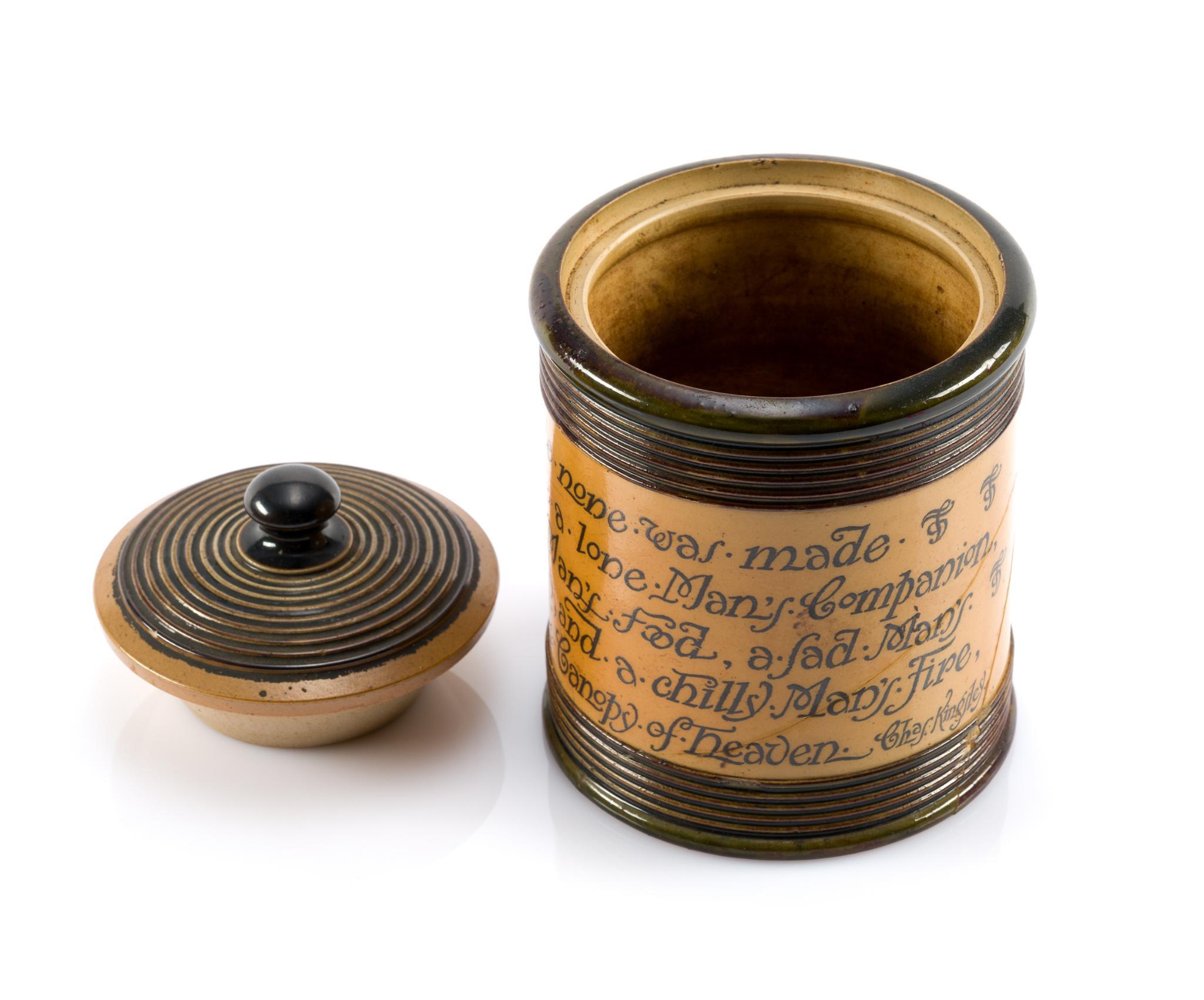 Pipes and Antique Tobacco Jar