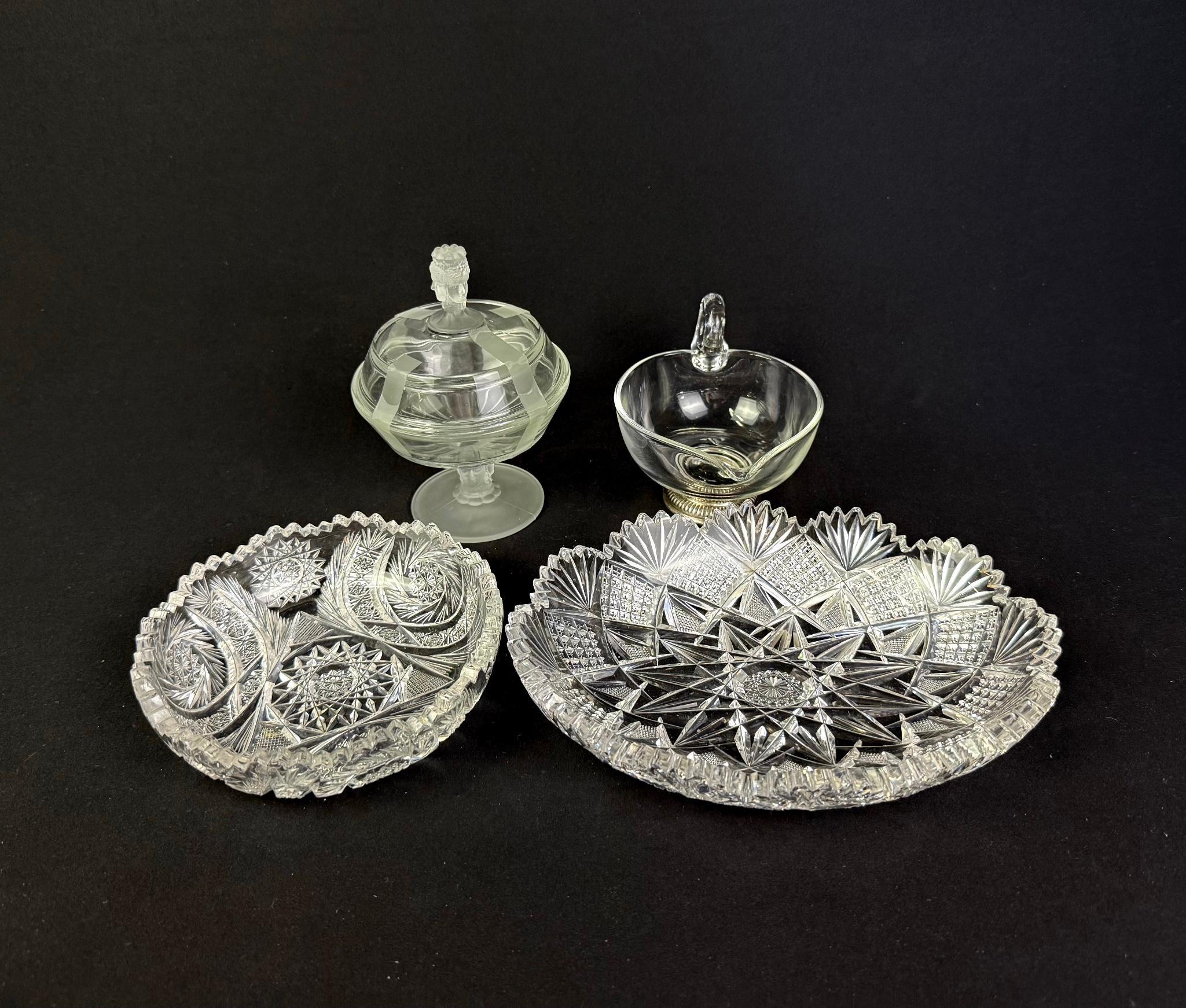 Cut, Pressed, and Etched Glassware