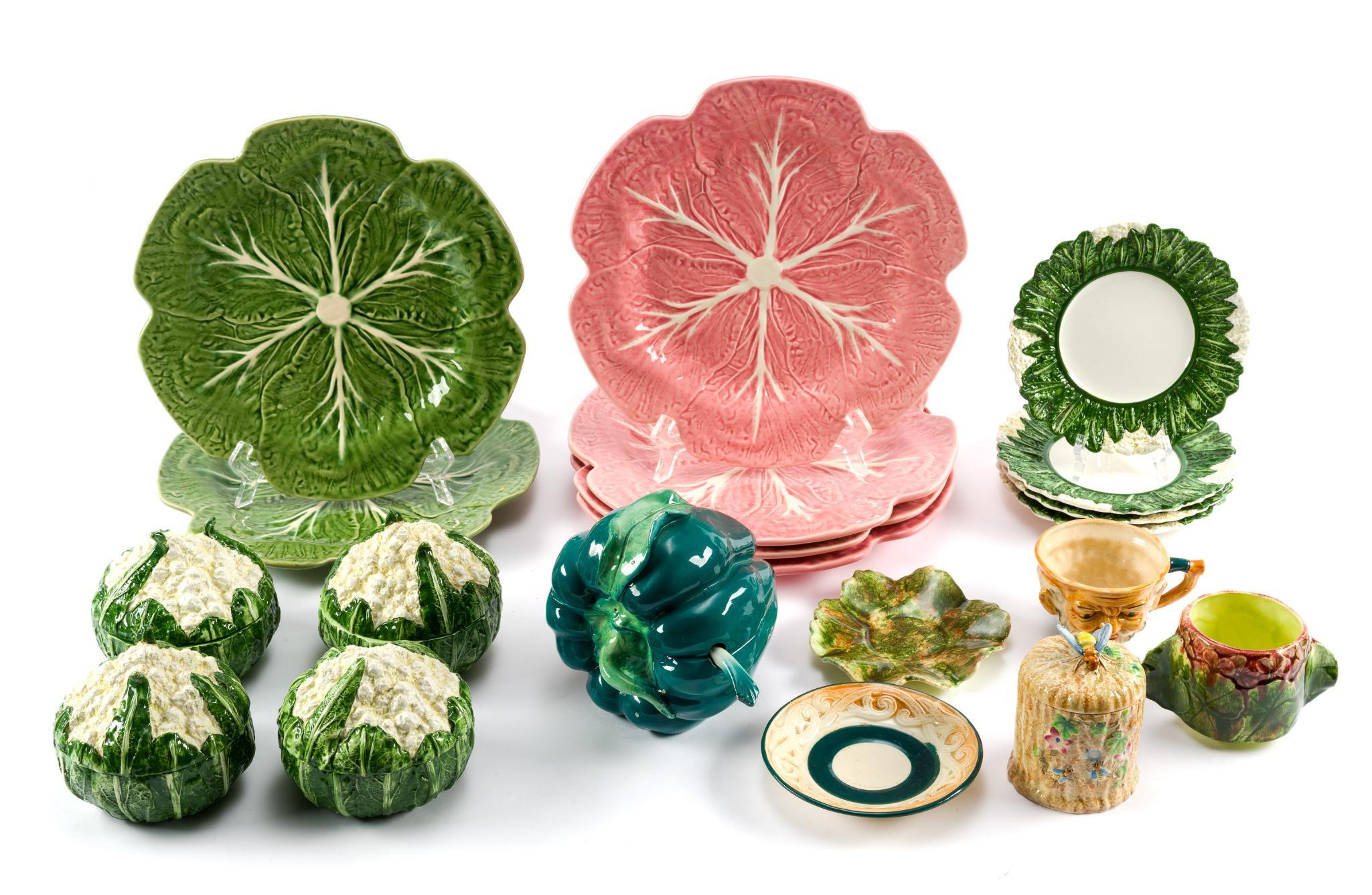 Italy and Portugal Ceramics Incl. Bordallo