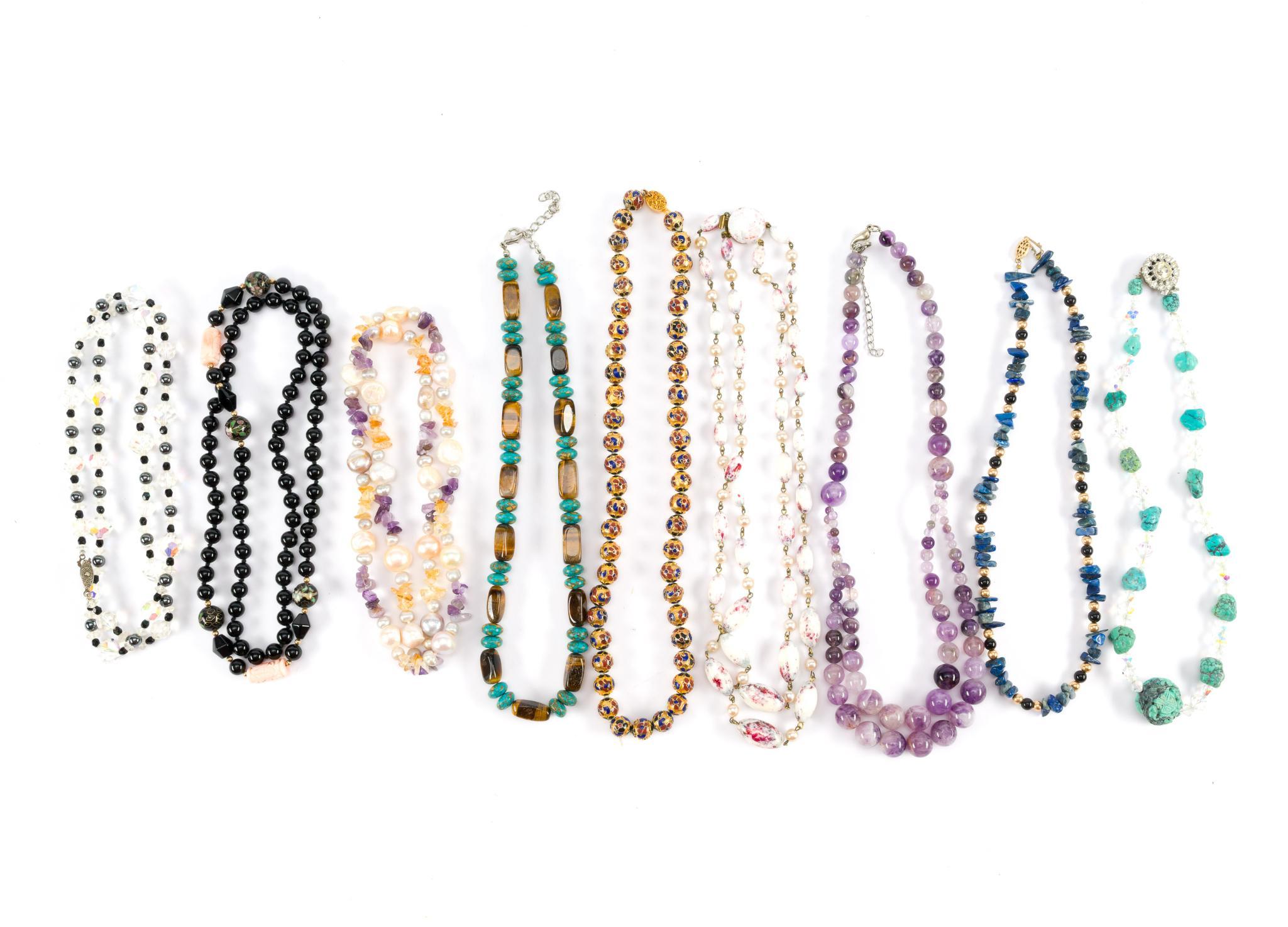 9 Beaded Necklaces