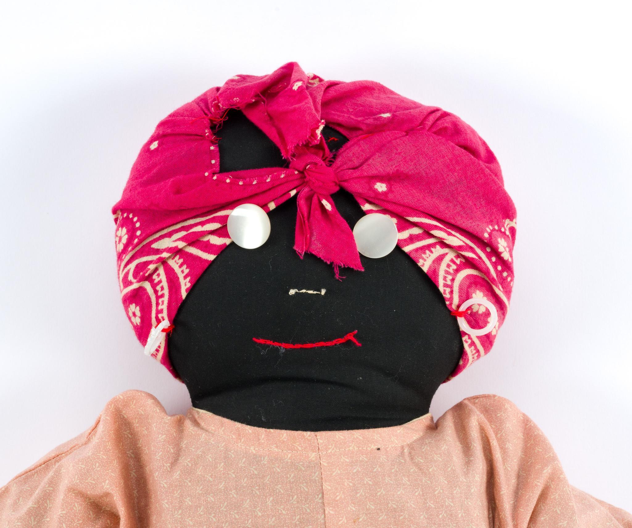 Black Americana Stuffed Folk Art "Mammy" Doll