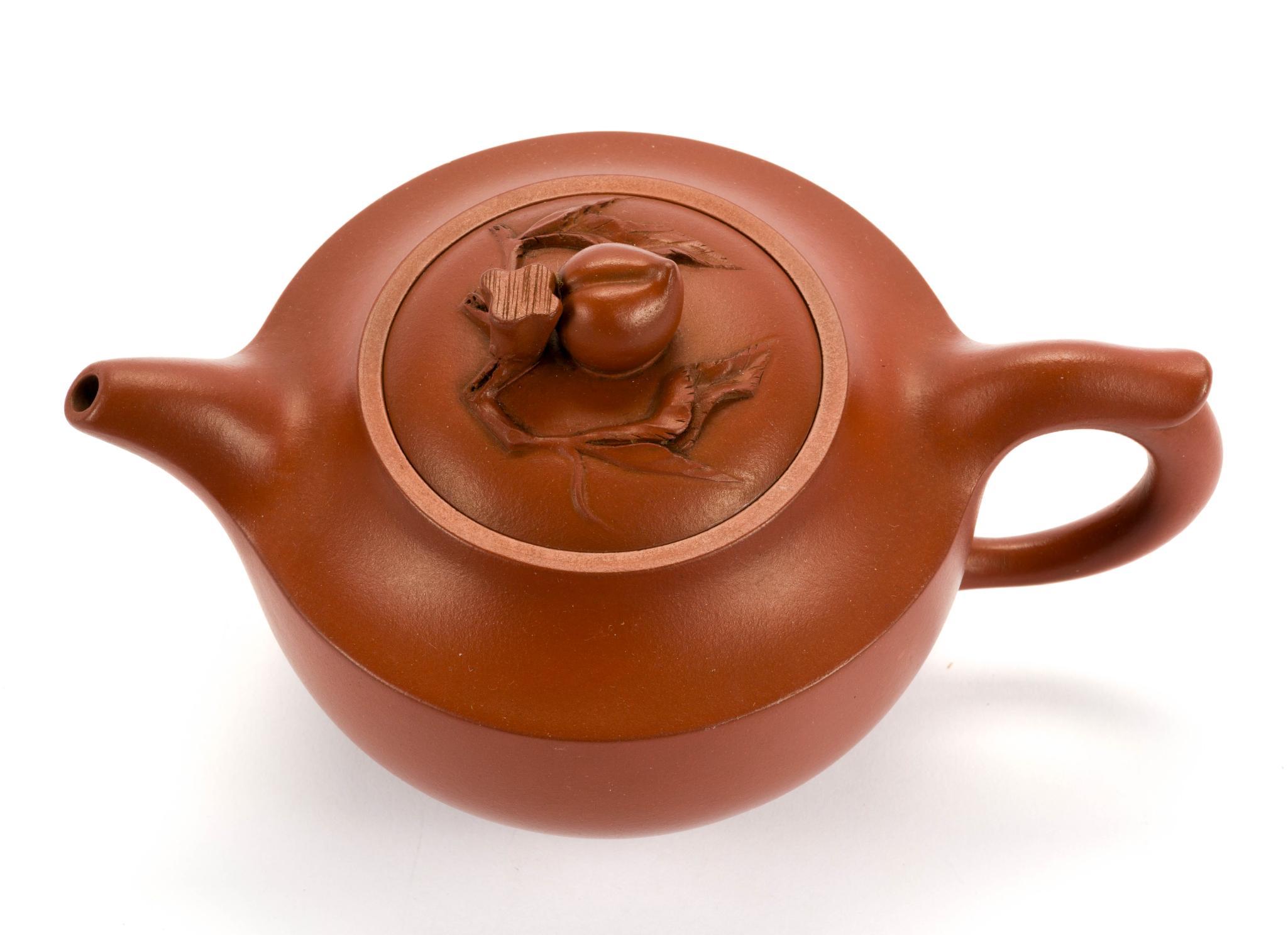 2 Chinese Clay Teapots