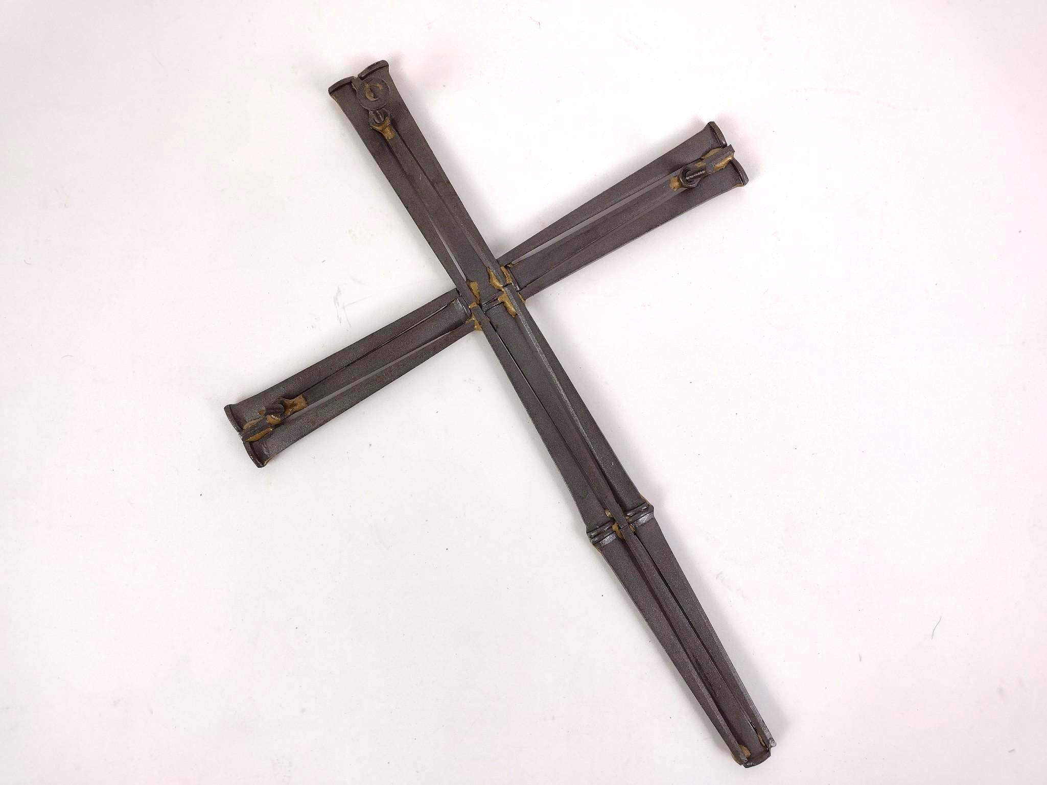 Ron Schmidt Nail Cross Sculpture