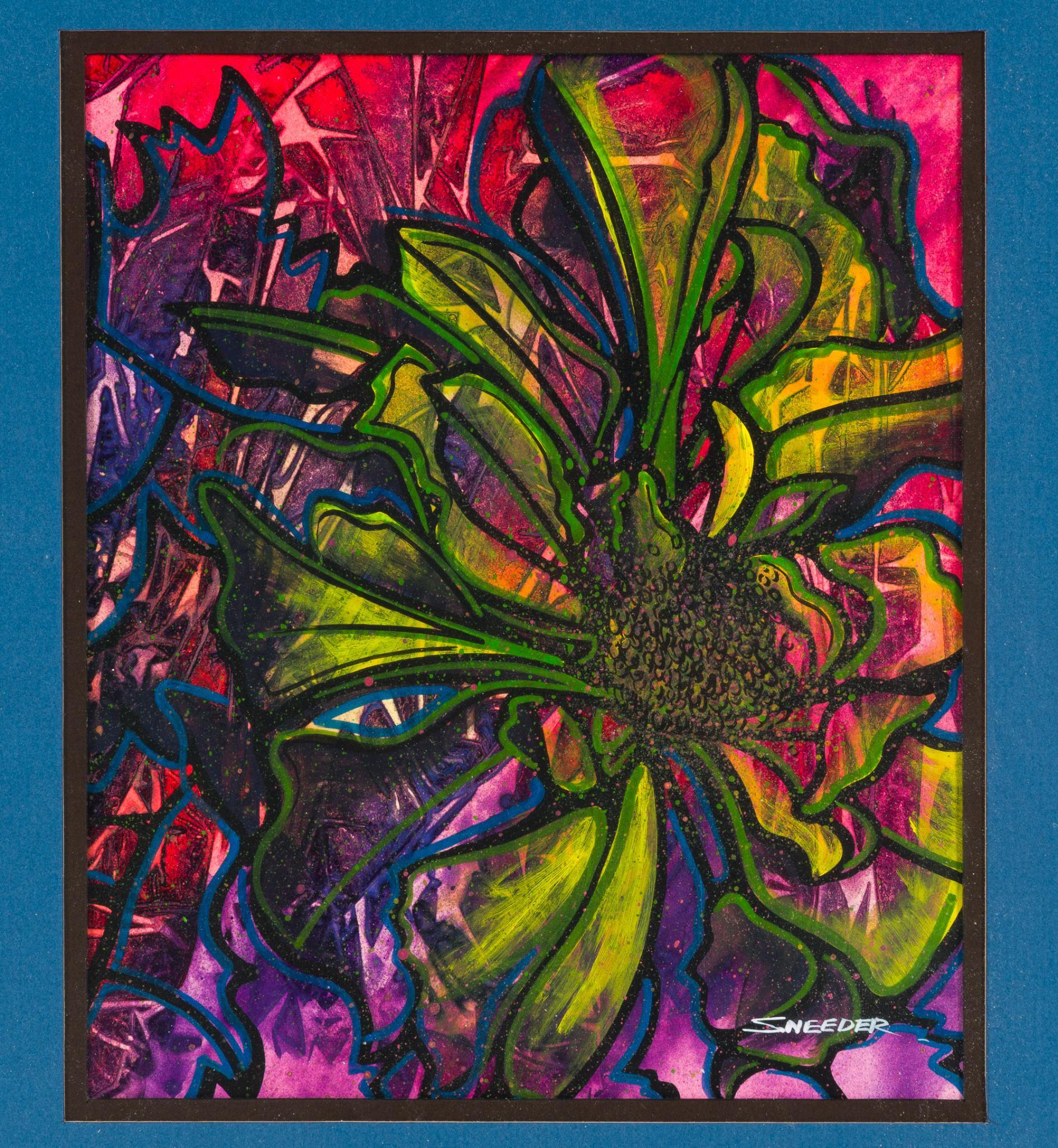 2 Prints and Acrylic Painting