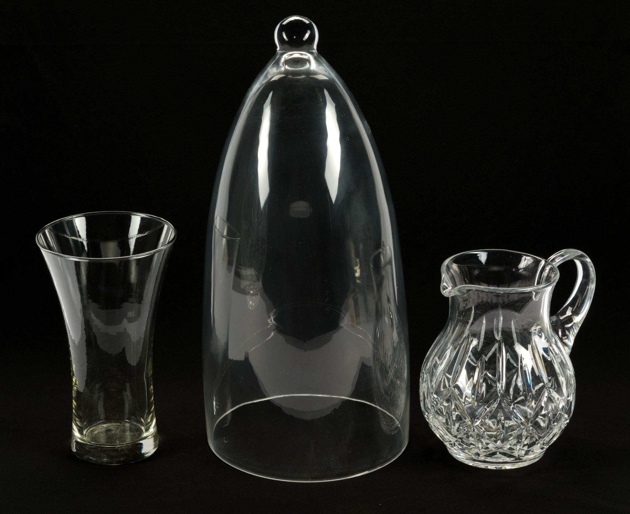 Porcelain and Glassware Incl. Block Glass