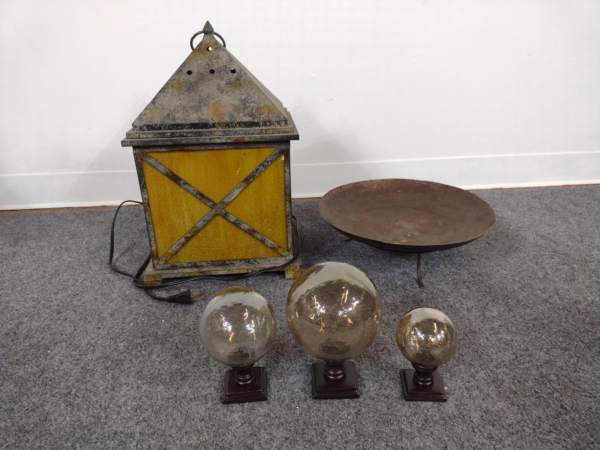 Assorted Modern Decor & 2 Table Lamps