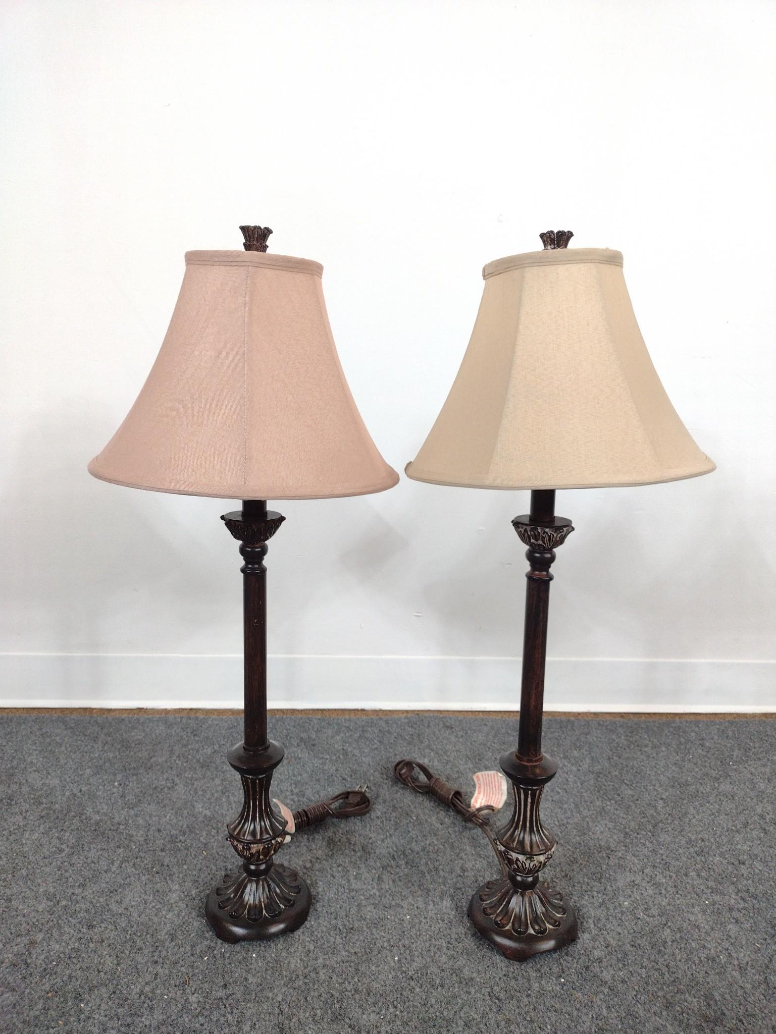 Assorted Modern Decor & 2 Table Lamps