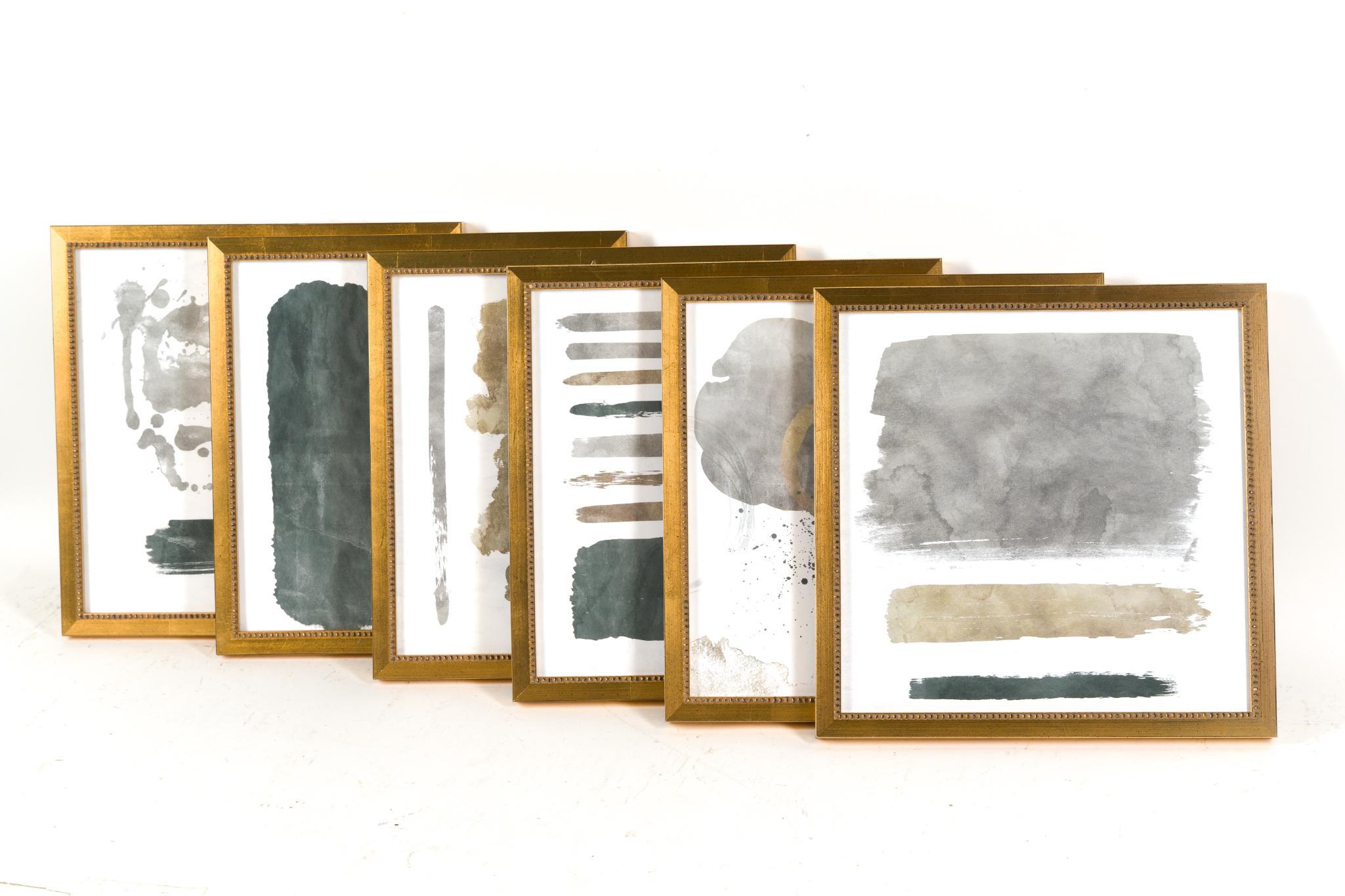 Paragon "City Loft I - VI" Framed Art Set By Nicoll