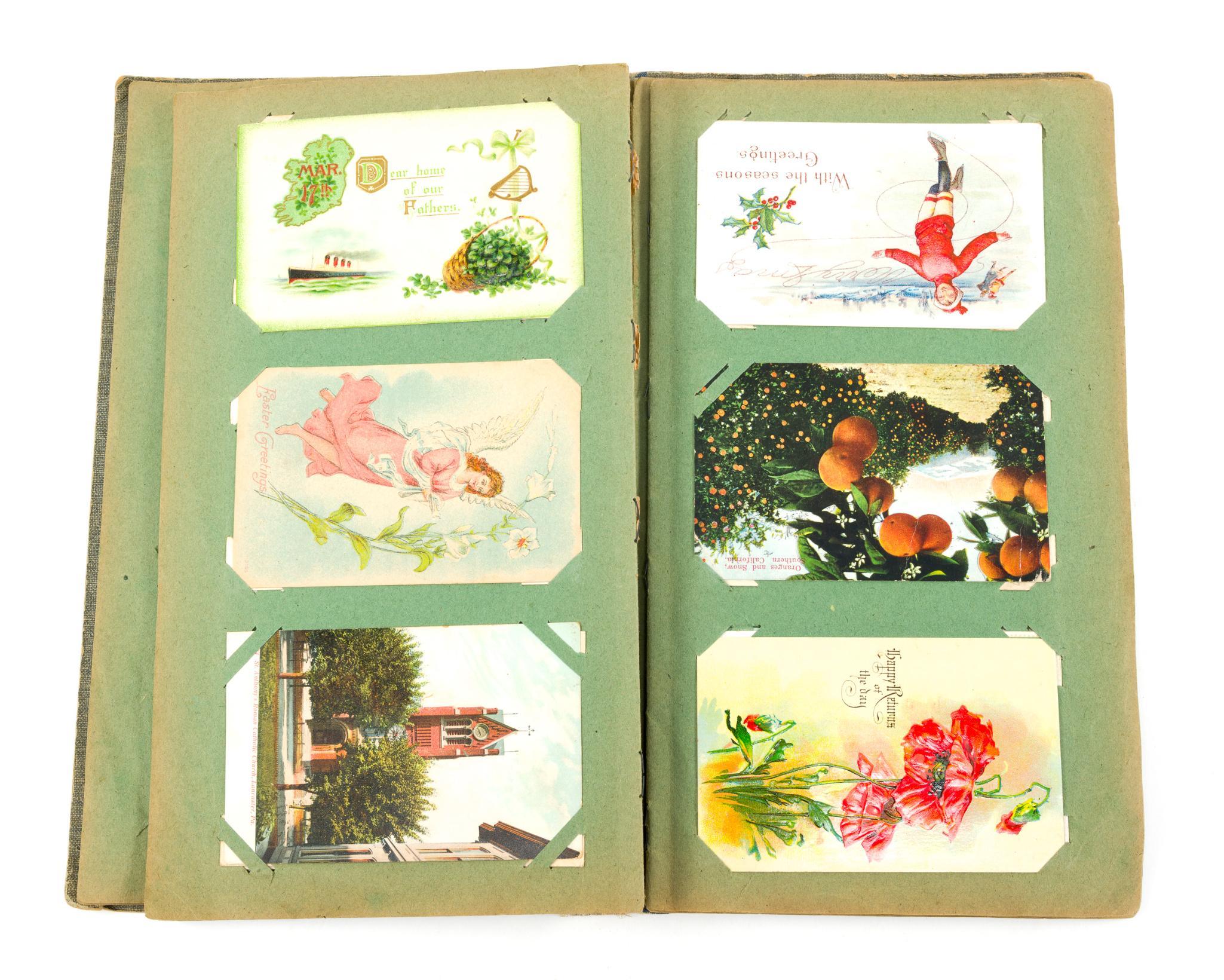 Scrapbook of Vintage Greeting Cards