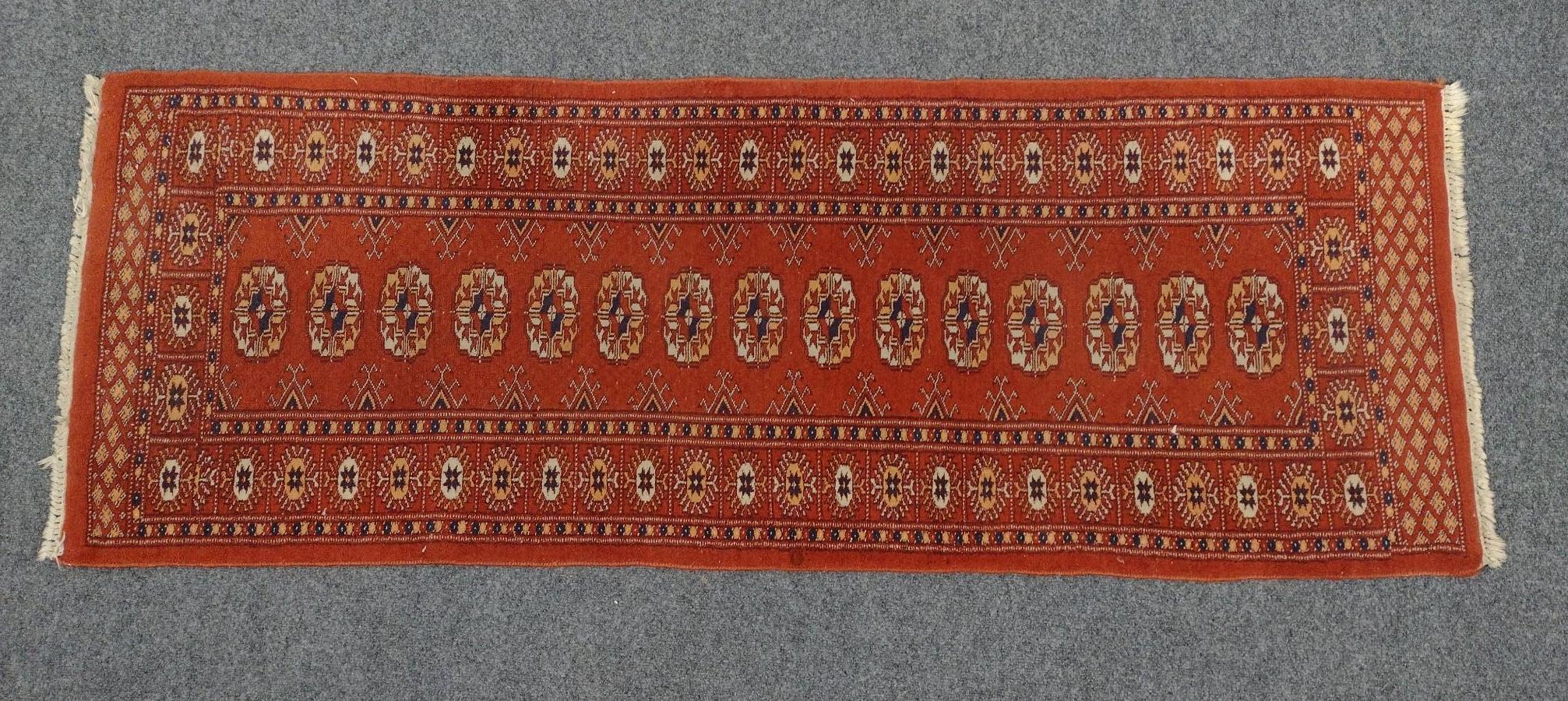 Pakistani Bokhara Style Wool Runner