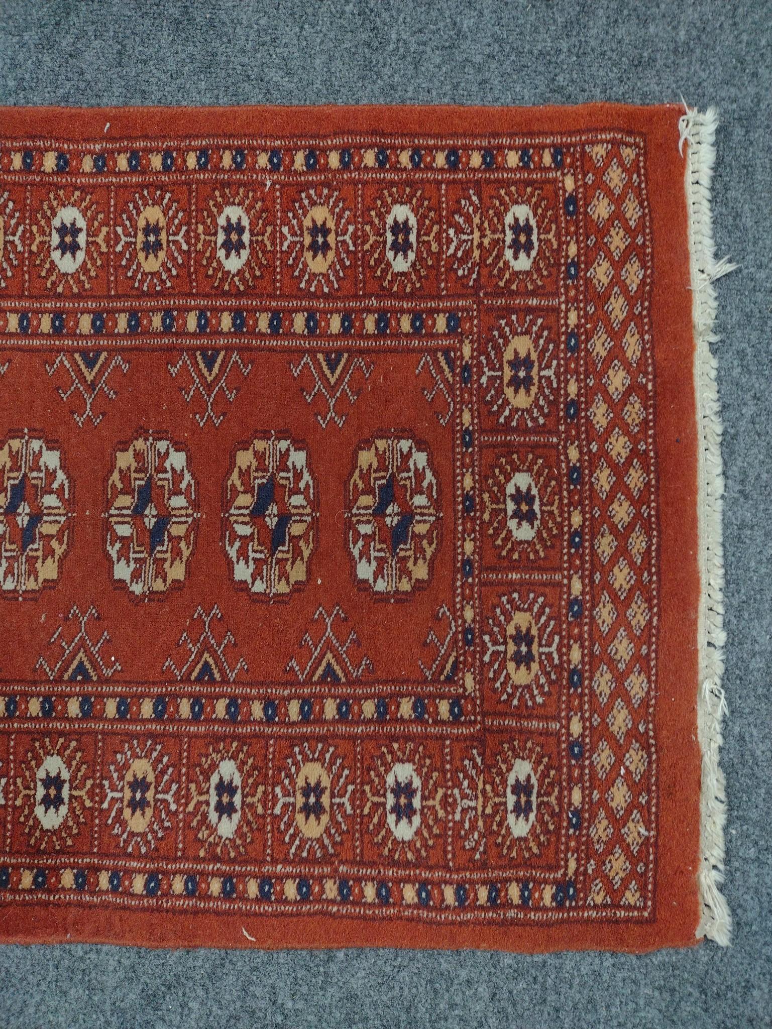 Pakistani Bokhara Style Wool Runner