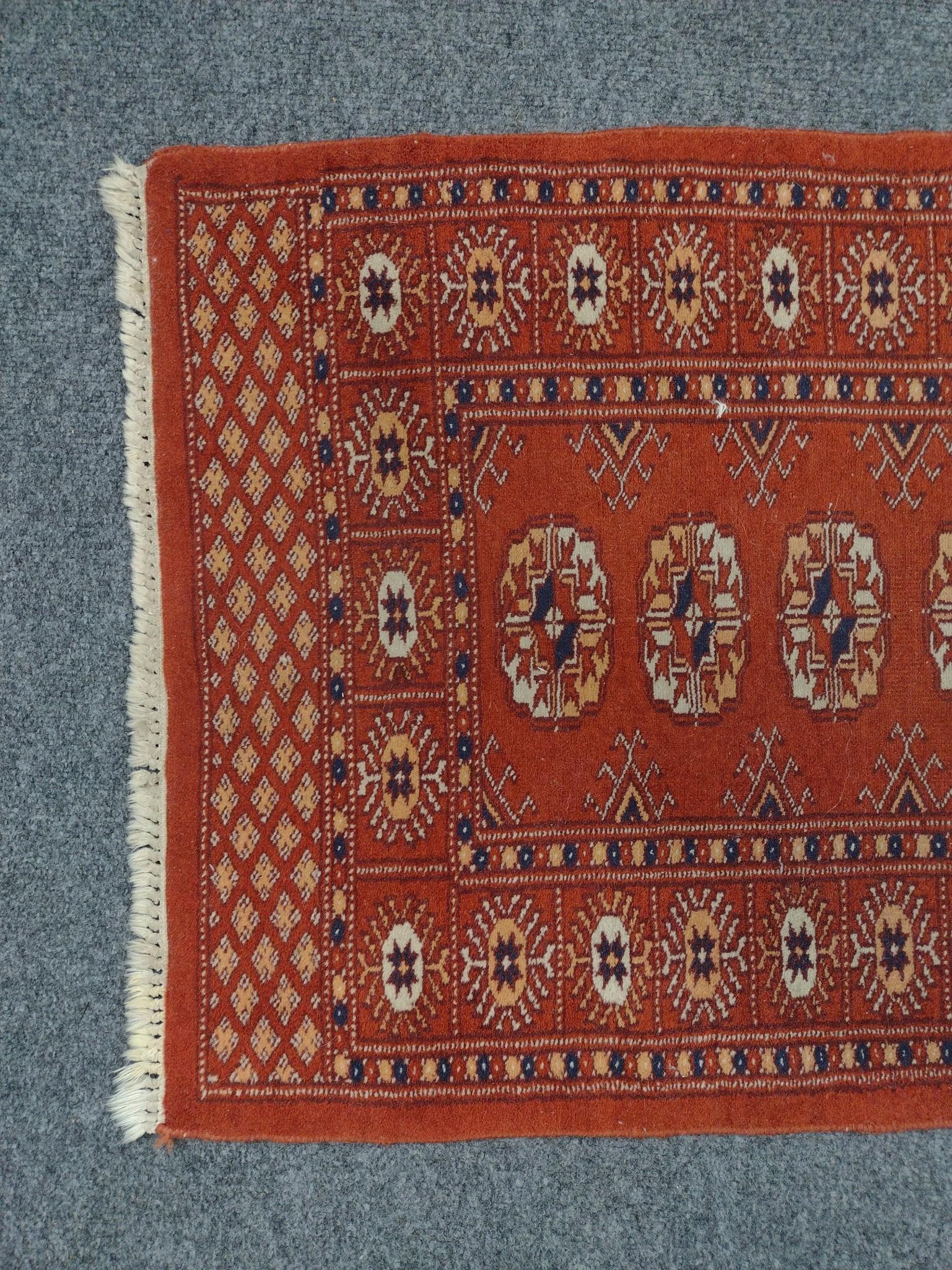 Pakistani Bokhara Style Wool Runner