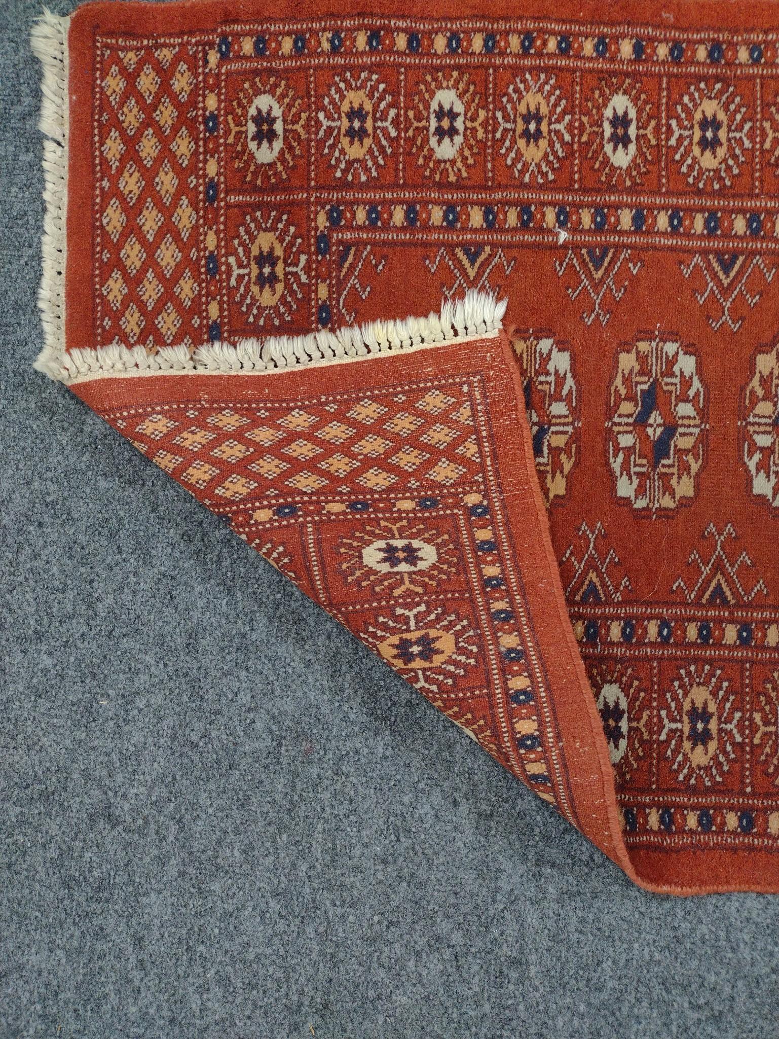 Pakistani Bokhara Style Wool Runner