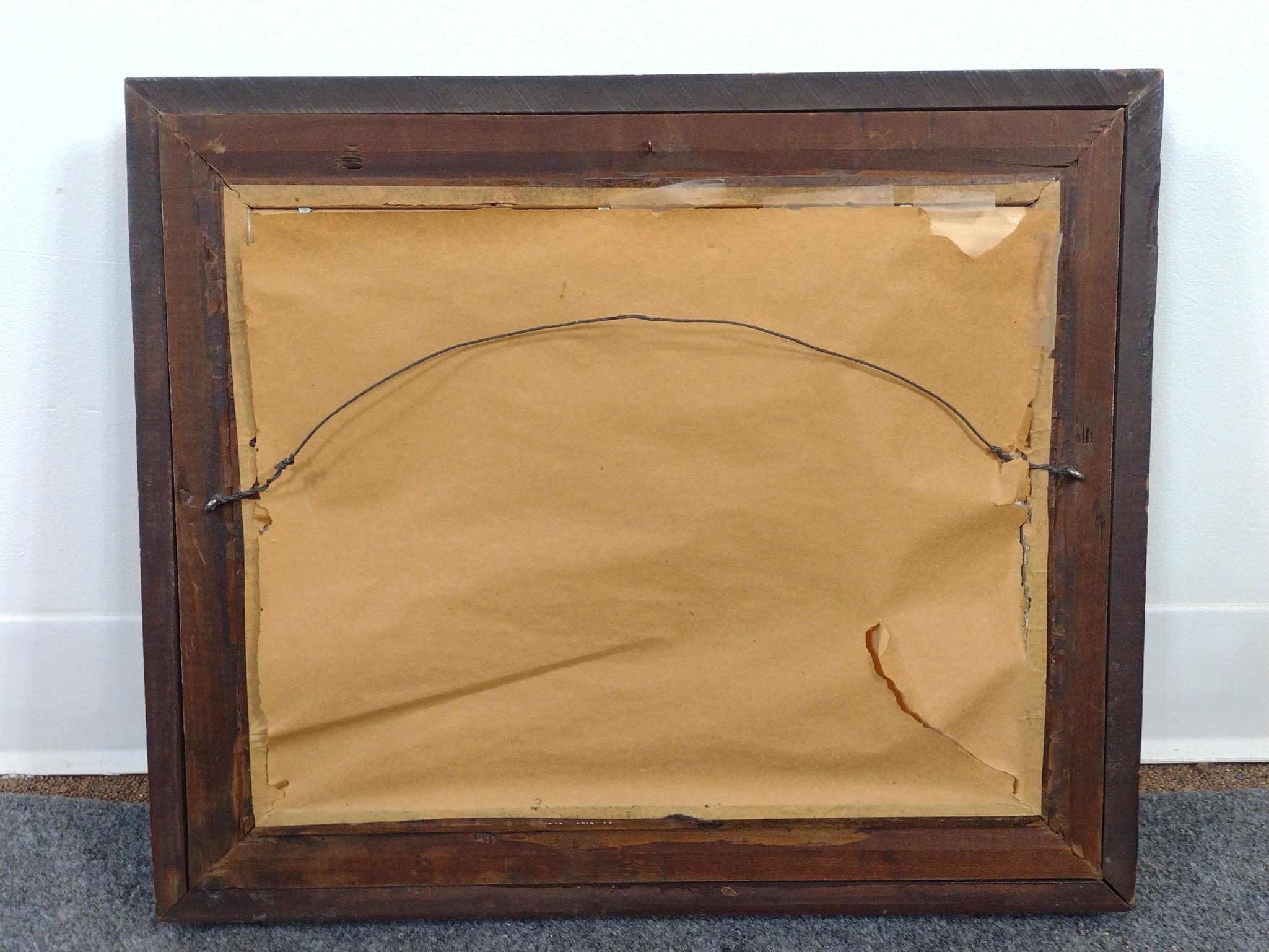 Antique Hand Painted Lithograph After Nicolas Lancret