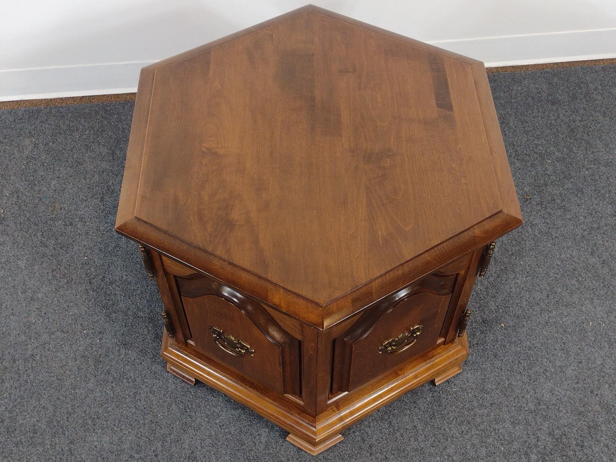 2 Hexagonal End Tables