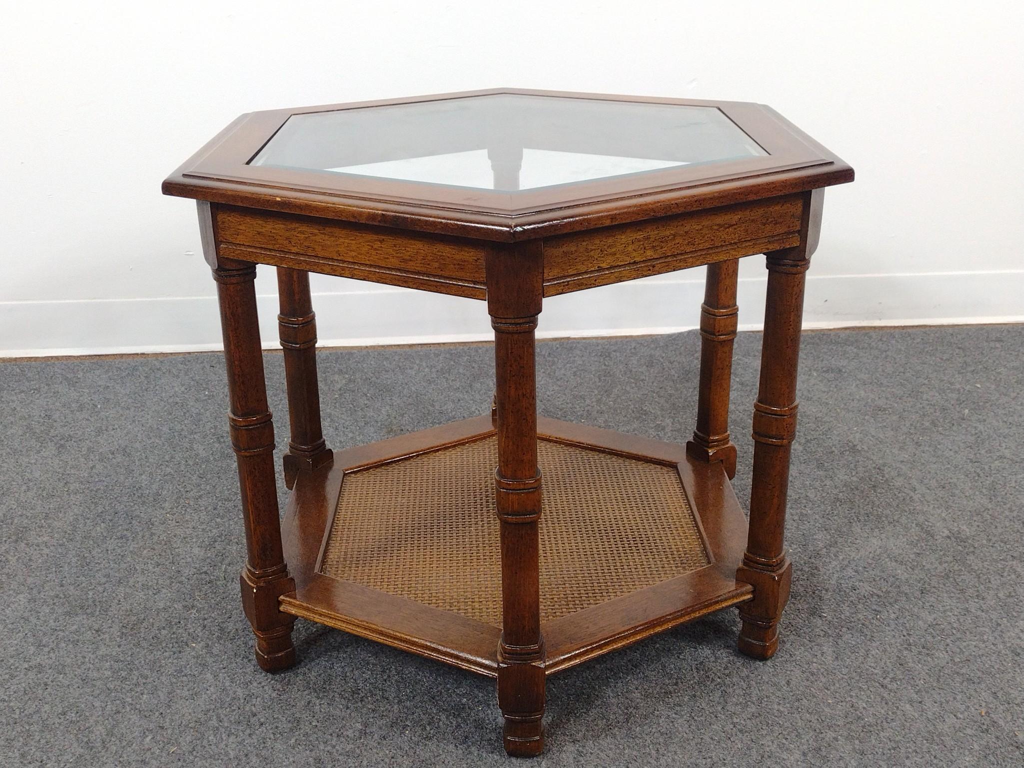 2 Hexagonal End Tables