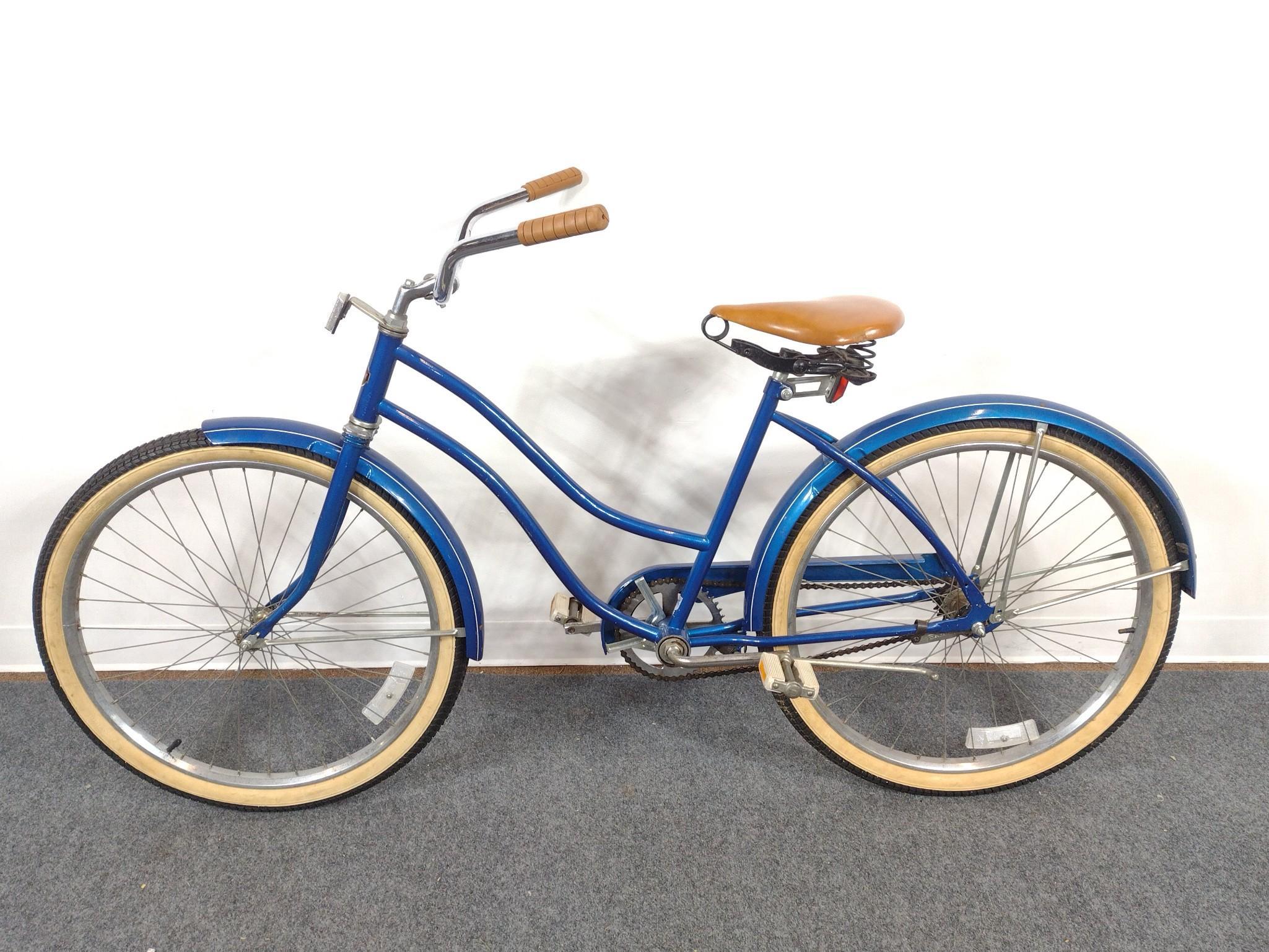 Vintage Huffy Bike With Indoor Bike Trainer