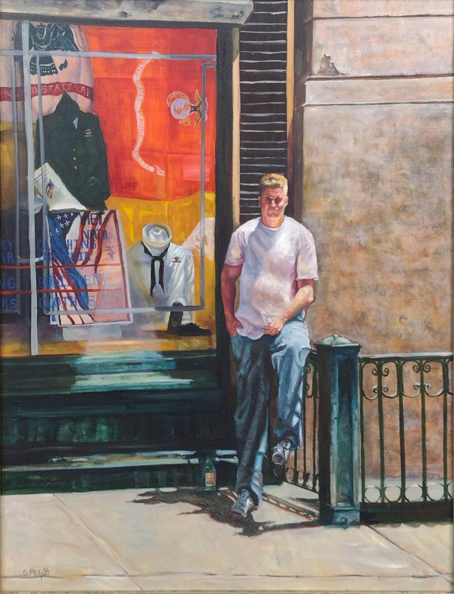 Oil On Canvas Painting S. Philpott
