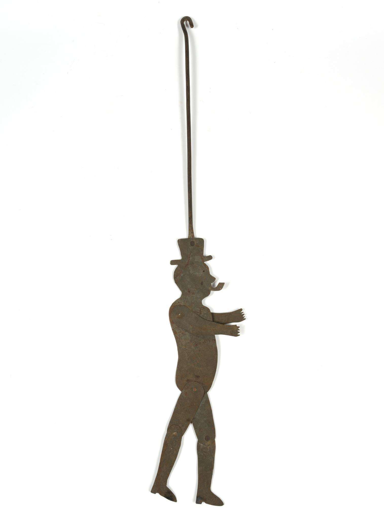 (Antebellum Era) Metal Folk Art Dancing Man