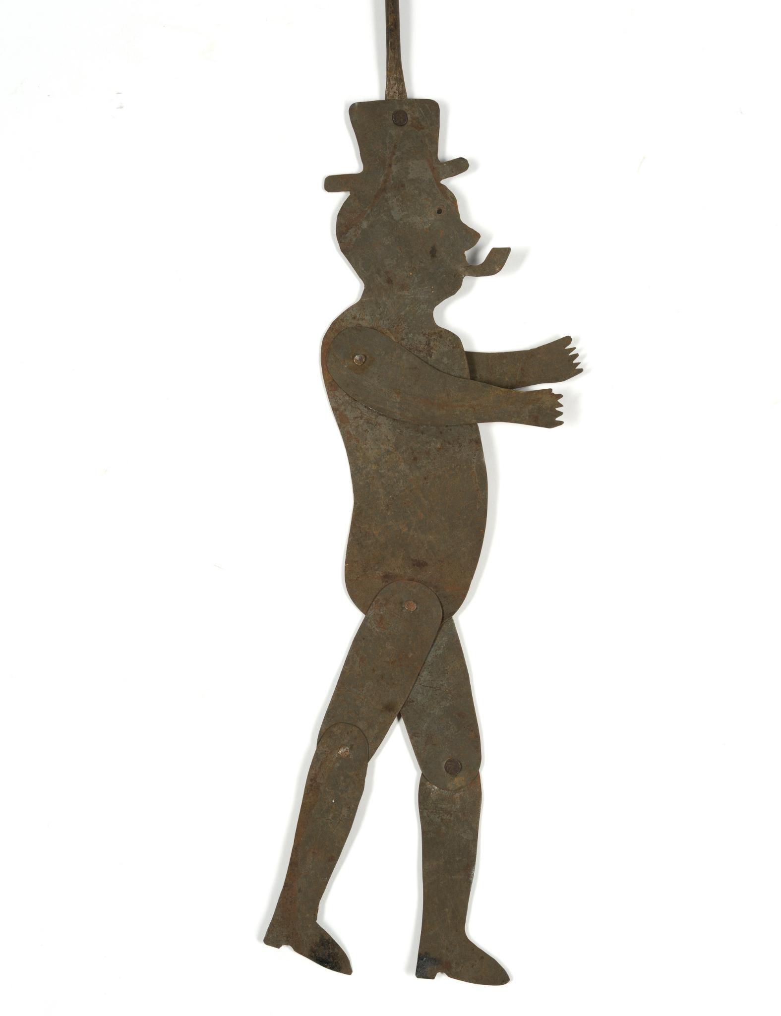 (Antebellum Era) Metal Folk Art Dancing Man