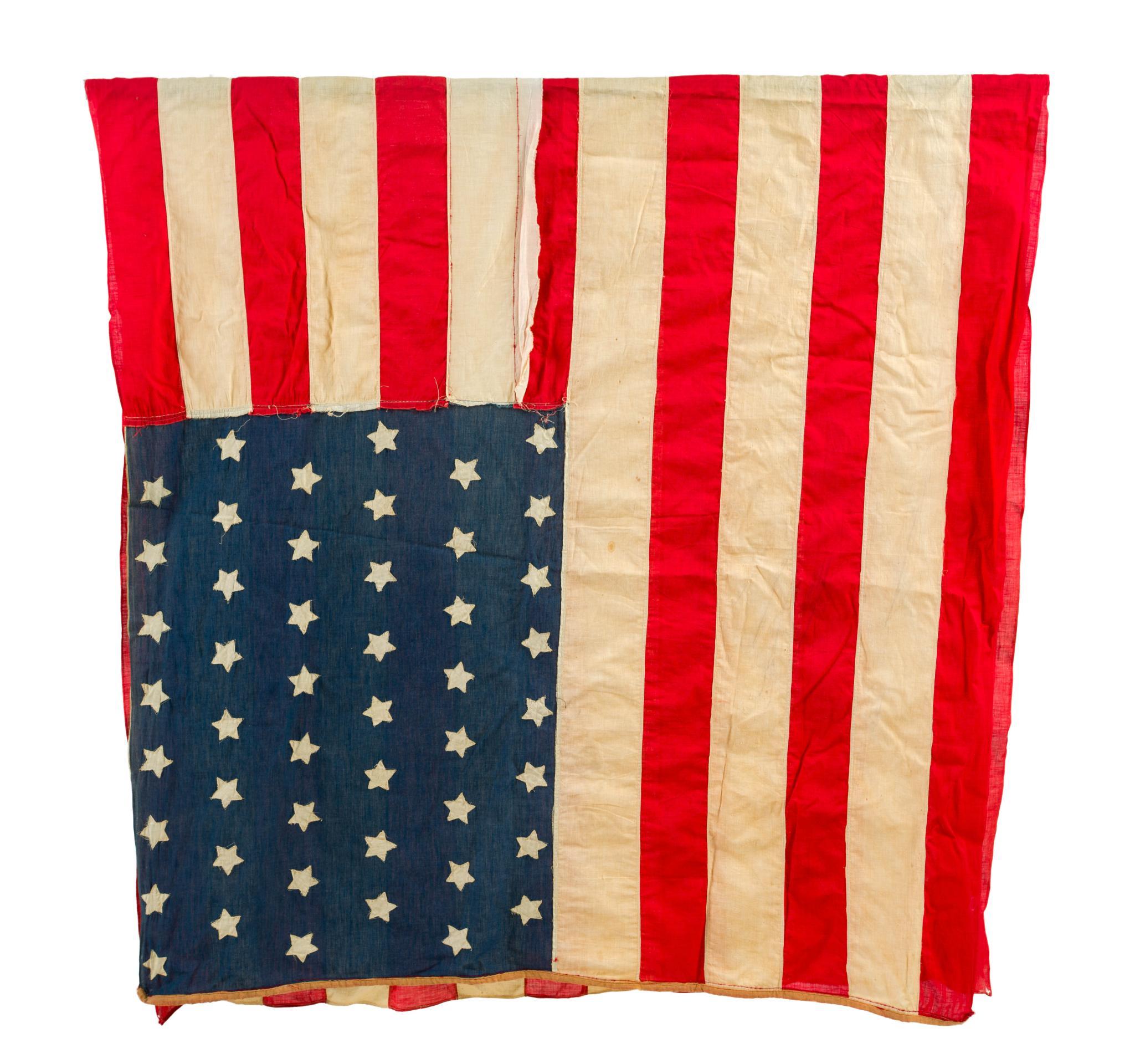 (WWII Era) Antique 48 Star Flag