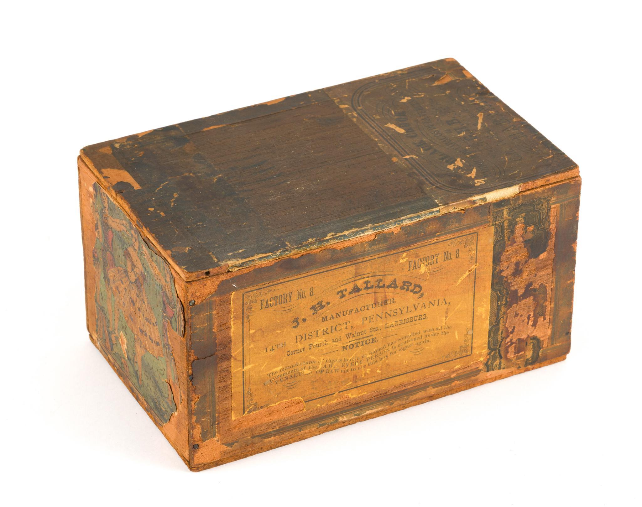 (Reconstruction Era) J.H. Tallard Cigar Box