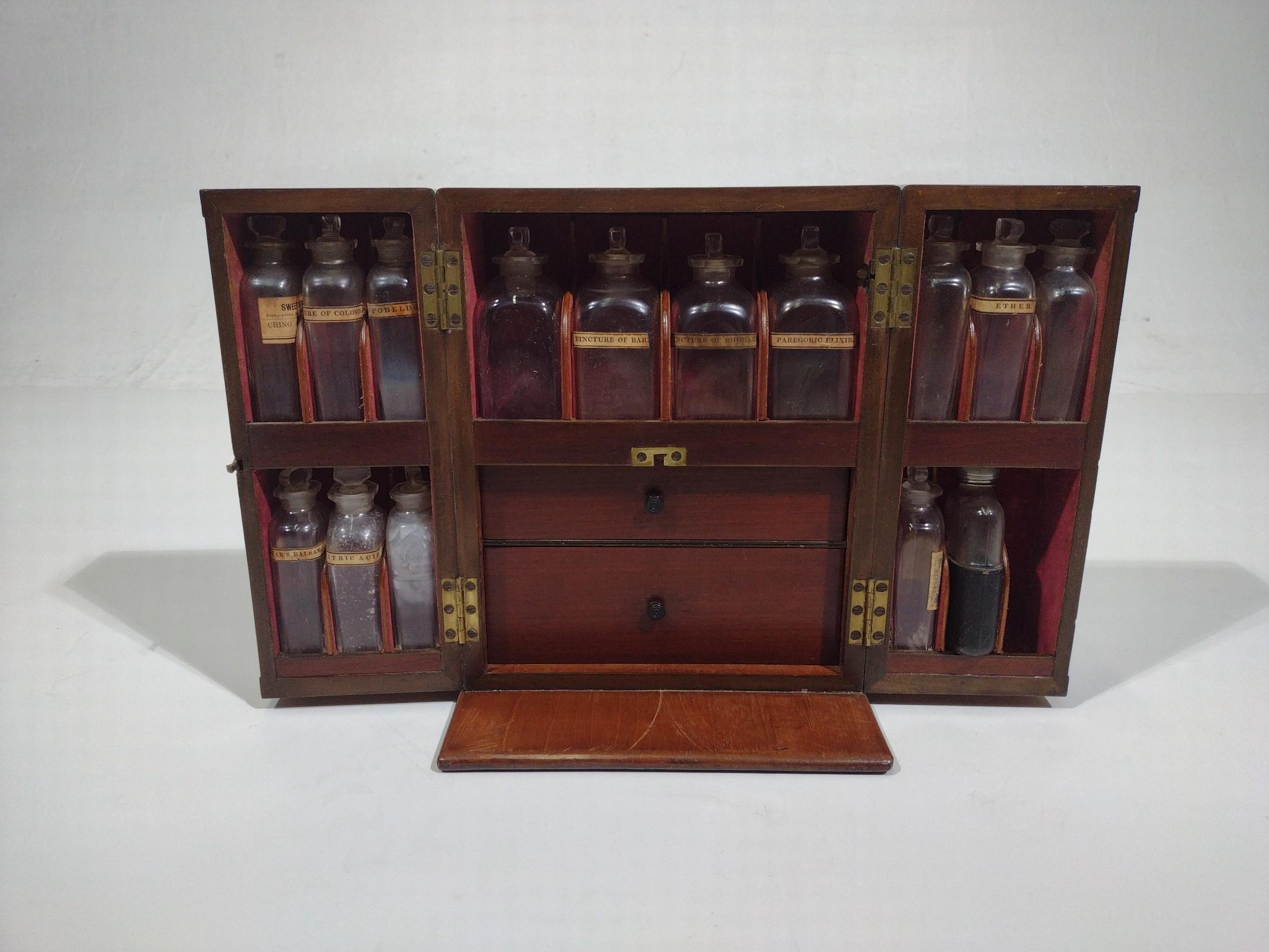 Travel Apothecary or Doctors Cabinet