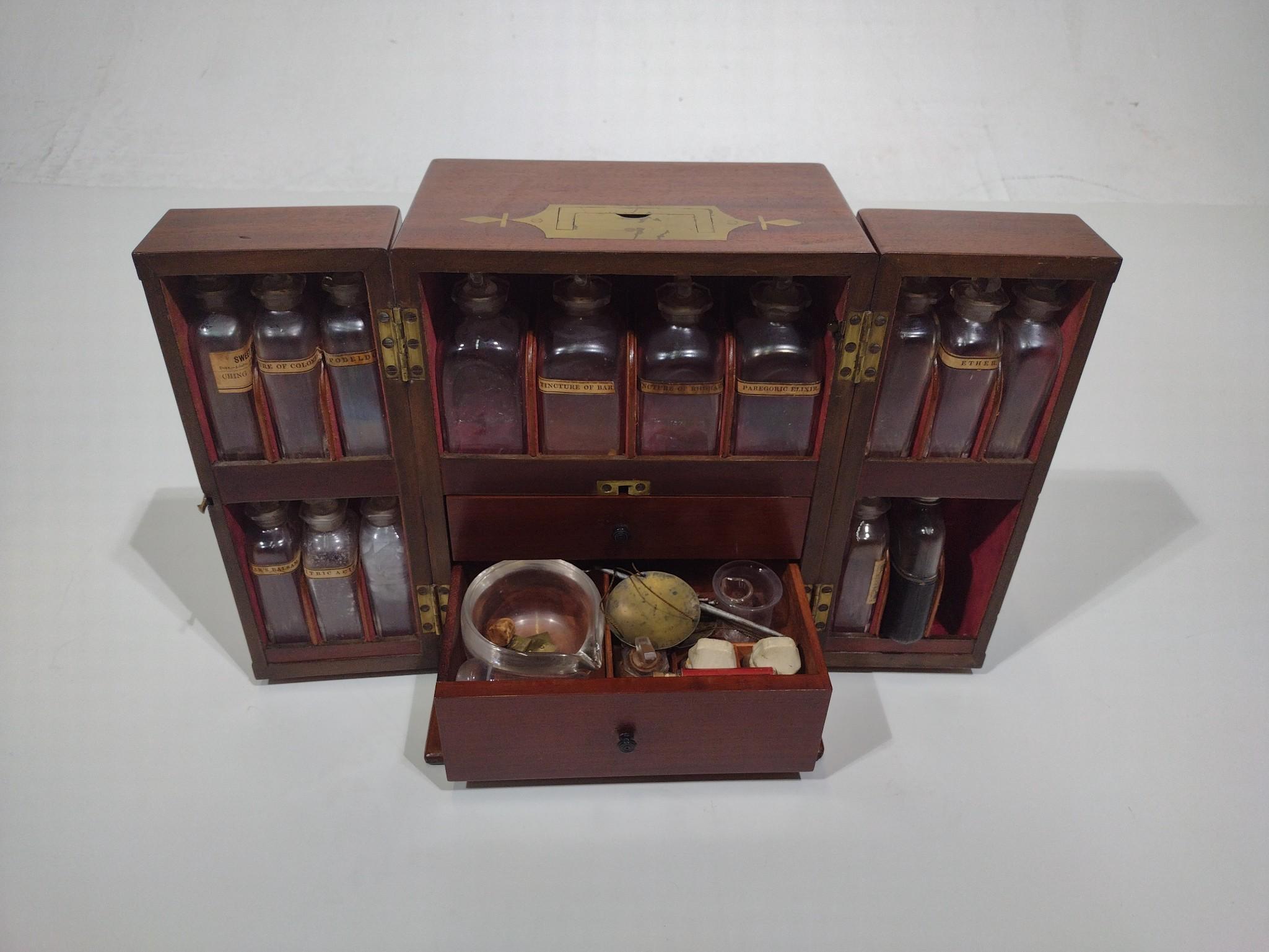 Travel Apothecary or Doctors Cabinet