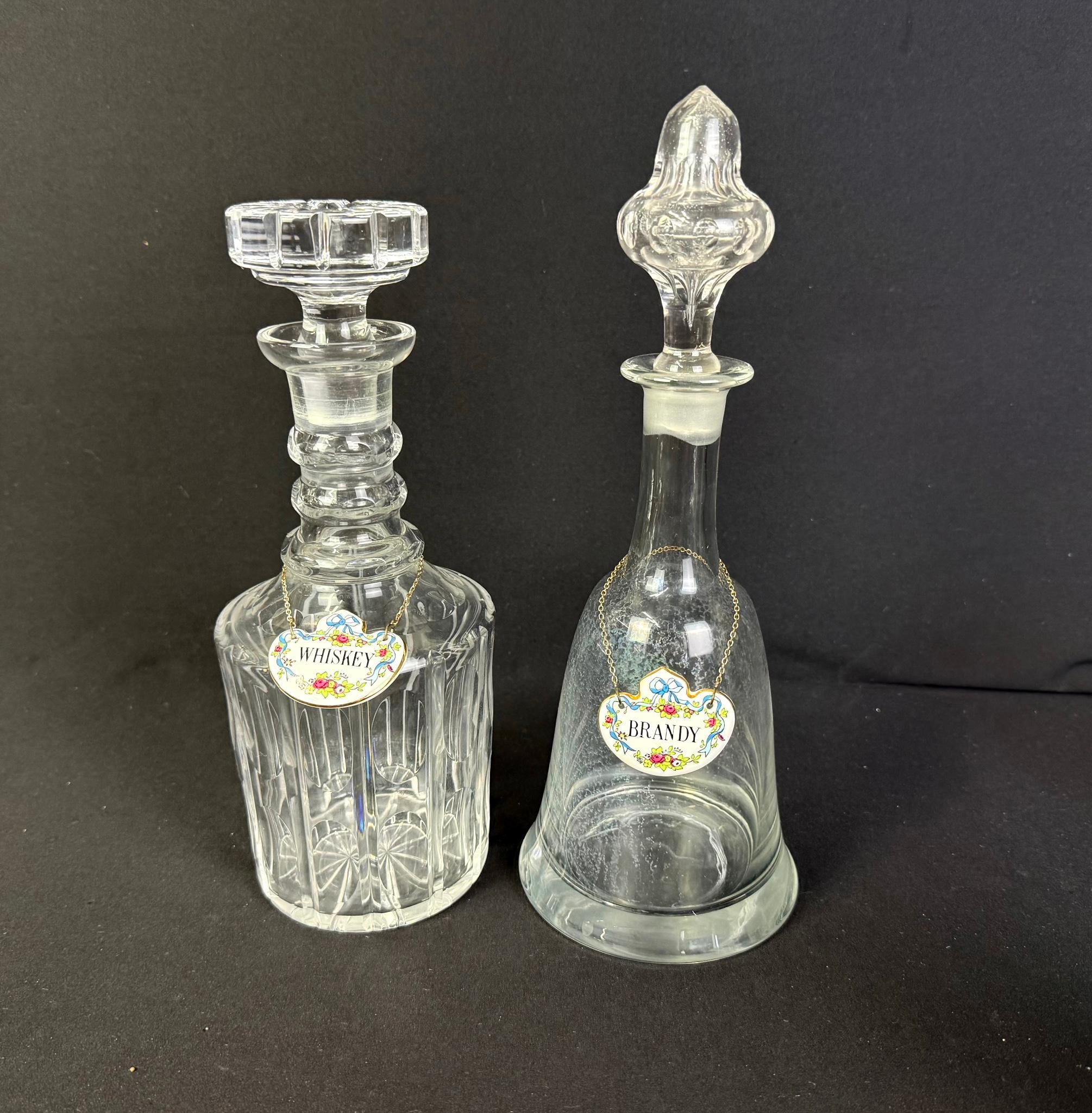 5 Glass Decanters