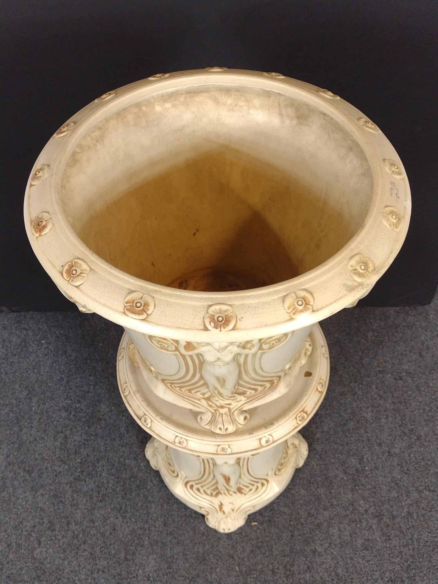 Weller Art Nouveau Jardiniere & Pedestal