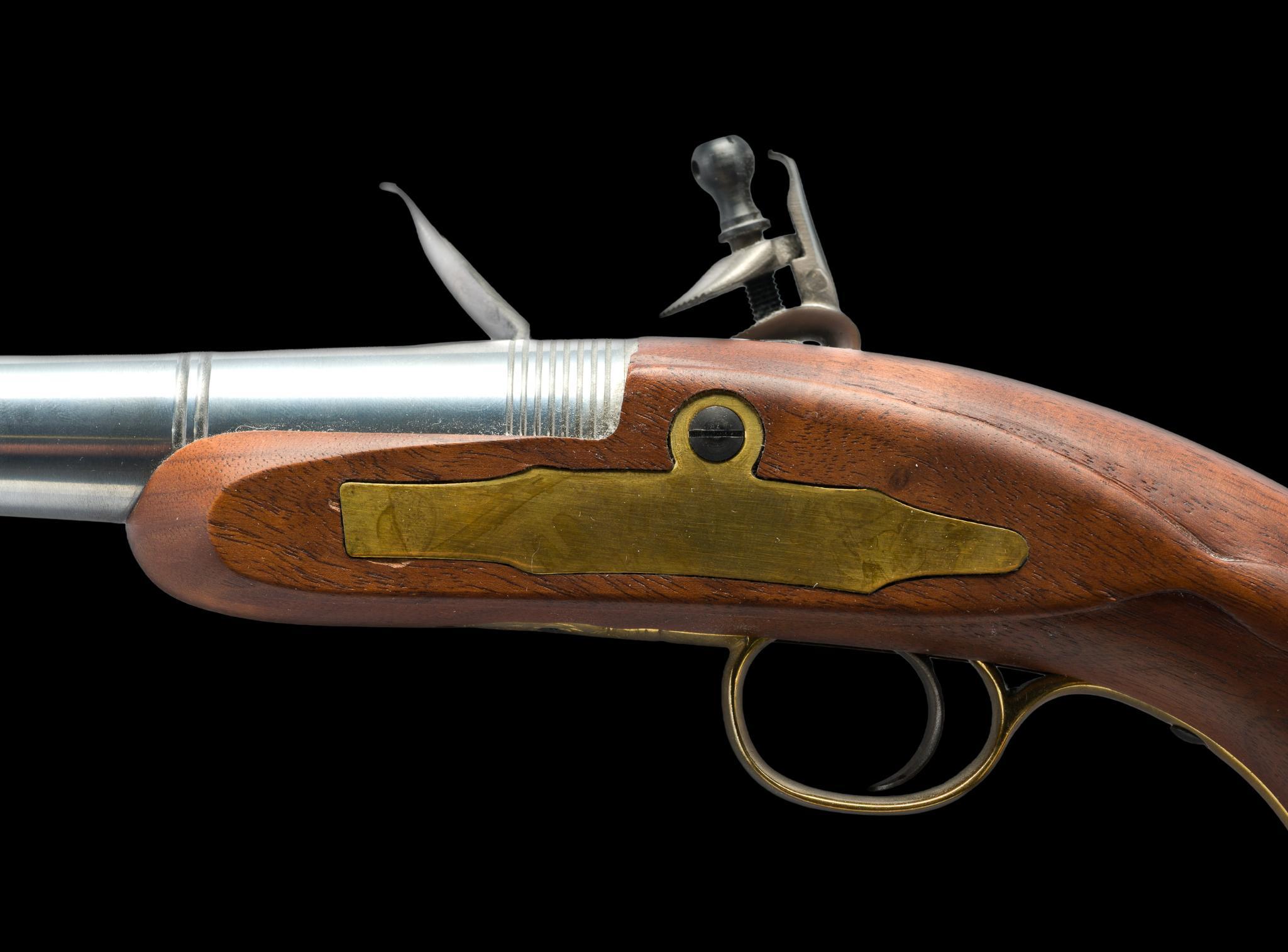 David Pedersoli Queen Anne Flintlock Pistol Reproduction, .50 Cal.