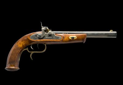 Traditions Kentucky Percussion Pistol, Cal. .50. Serial No. 14-13-000177-10 A classic American 