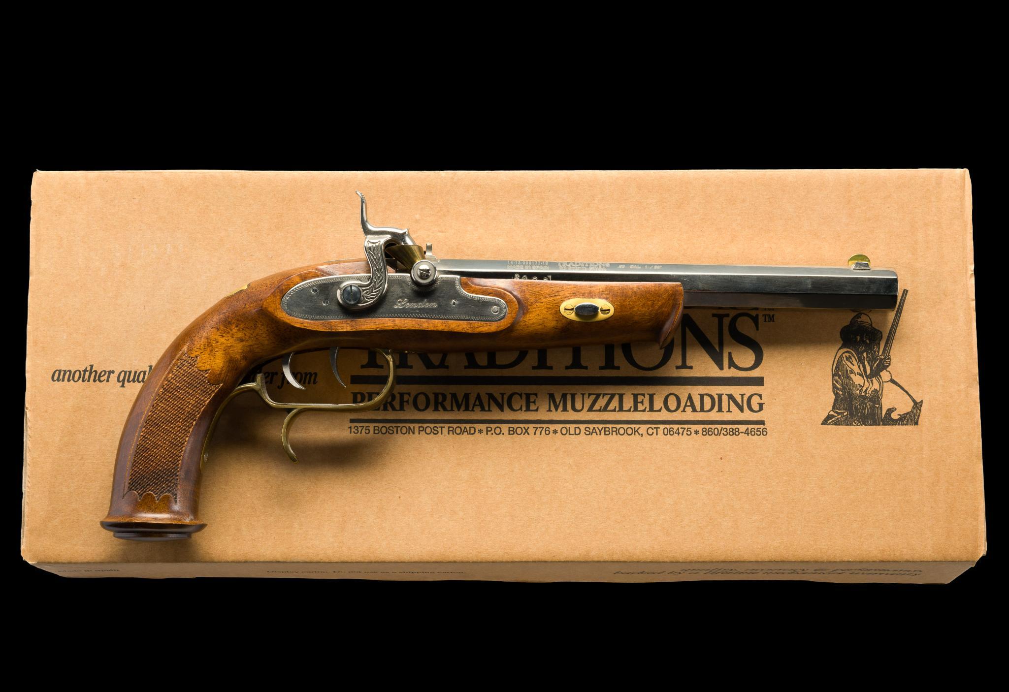 Traditions Kentucky Percussion Pistol, Cal. .50