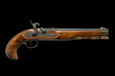 Traditions Kentucky Percussion Pistol, Cal. .50. Serial No. 14-13-0059-10 A classic American 