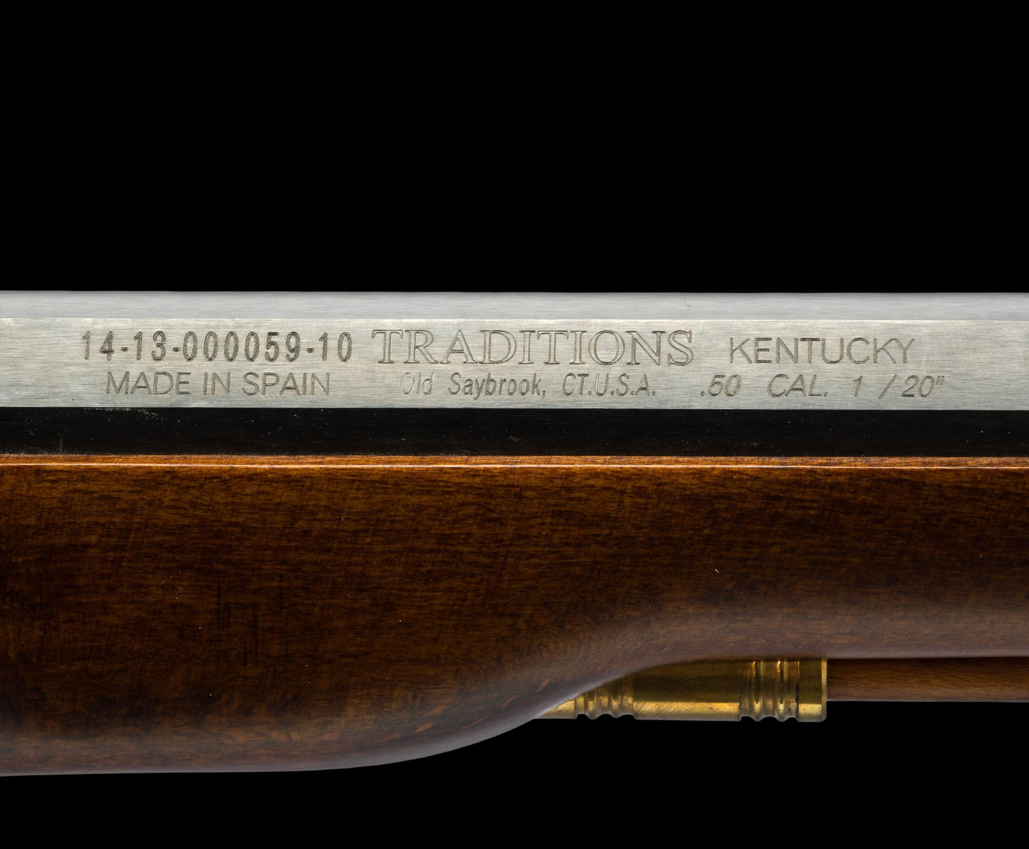 Traditions Kentucky Percussion Pistol, Cal. .50
