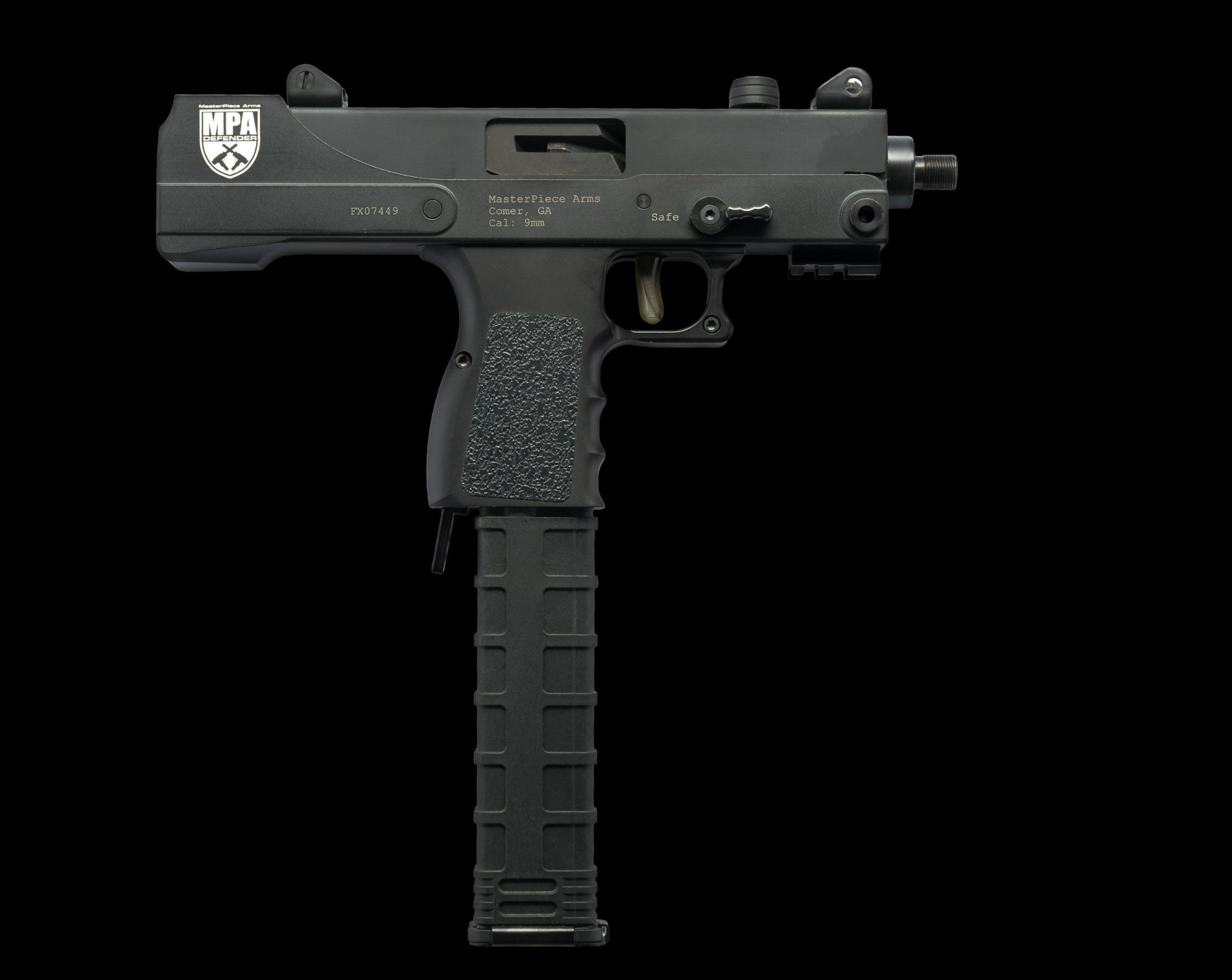 Masterpiece Arms Defender Semi-Automatic Pistol, Cal. 9mm