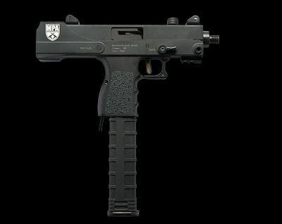 Masterpiece Arms Defender Semi-Automatic Pistol, Cal. 9mm. Serial No. FX07449 The Defender 
