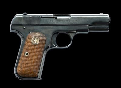Colt Model 1903 Semi-Auto Pistol, Cal. 32ACP. This Colt Model 1903 pocket hammerless revolver 
