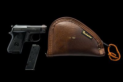 Beretta Model 950 Semi-Automatic Pocket Pistol, Cal. 25 ACP. Serial No. BR27765V Manufactured in 