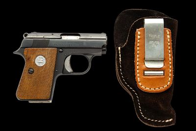Colt Junior Semi-Automatic Pistol, Cal. 25ACP. Serial No. OD35940 This Colt Junior .25 ACP vest 