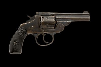 Iver Johnson Double Action Revolver, Cal. 38 S&amp;W. Serial No. 34726 This Iver Johnson double 