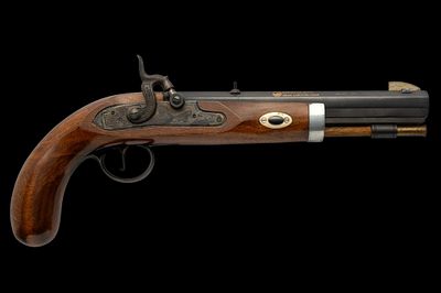 CVA "Louisiana Expo" Percussion Mountain Pistol, .50 Cal. Serial No. 10091 This percussion 