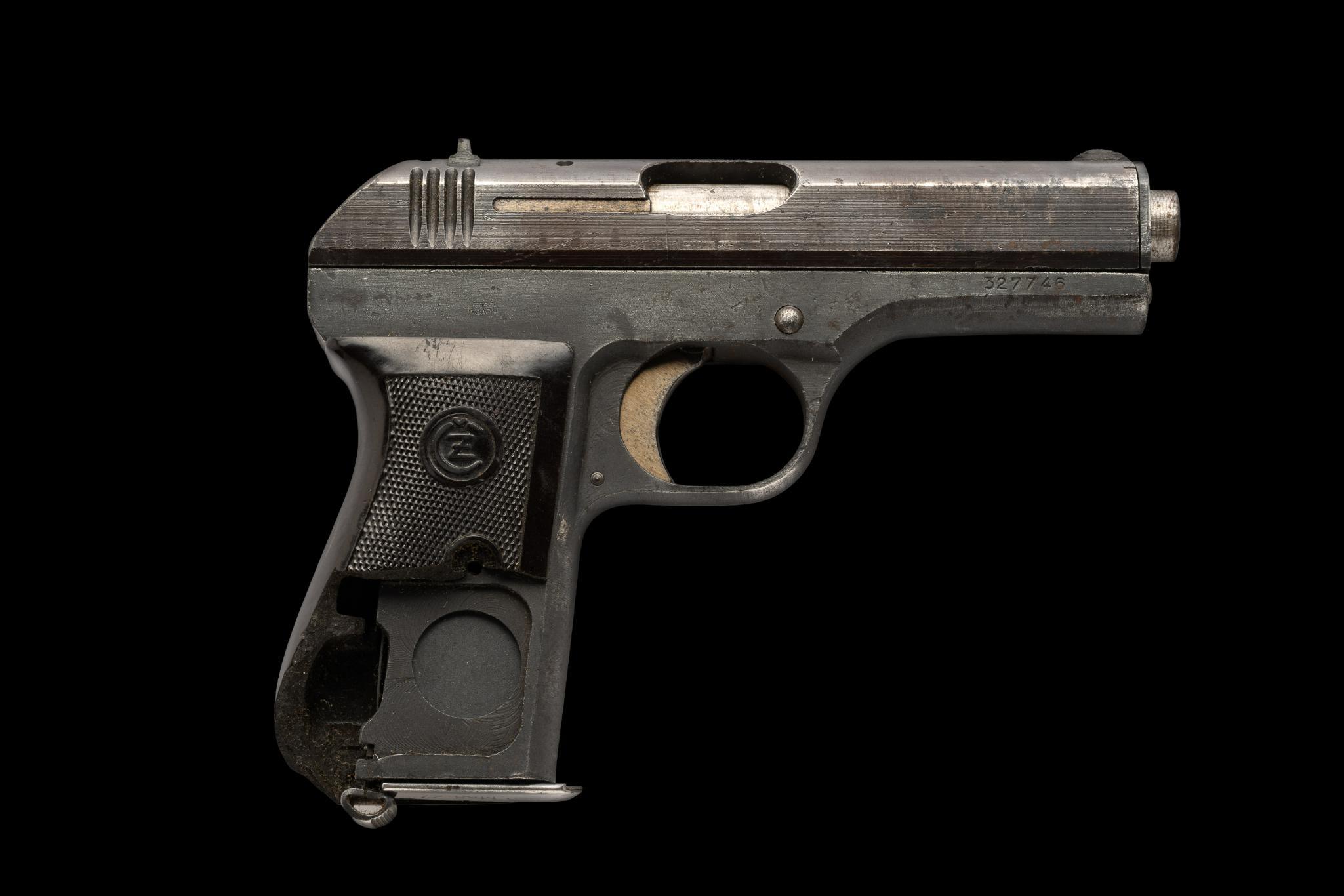 Czech CZ 27 WWII Semi-Auto Pistol, Cal. 32ACP