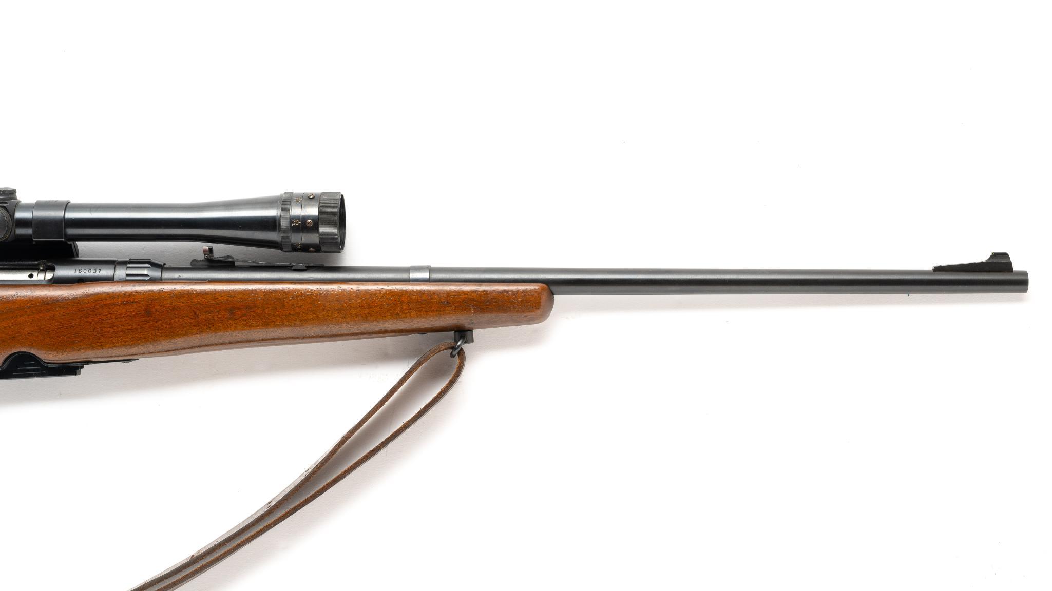 Savage Model 340D Bolt Action Rifle w/ Scope, Cal. .22 Rem.