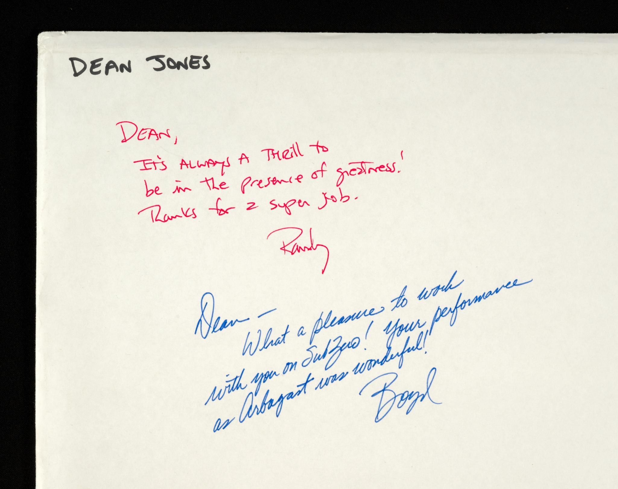 Inscribed Envelope & Animation Cell "Batman & Mr. Freeze: SubZero"