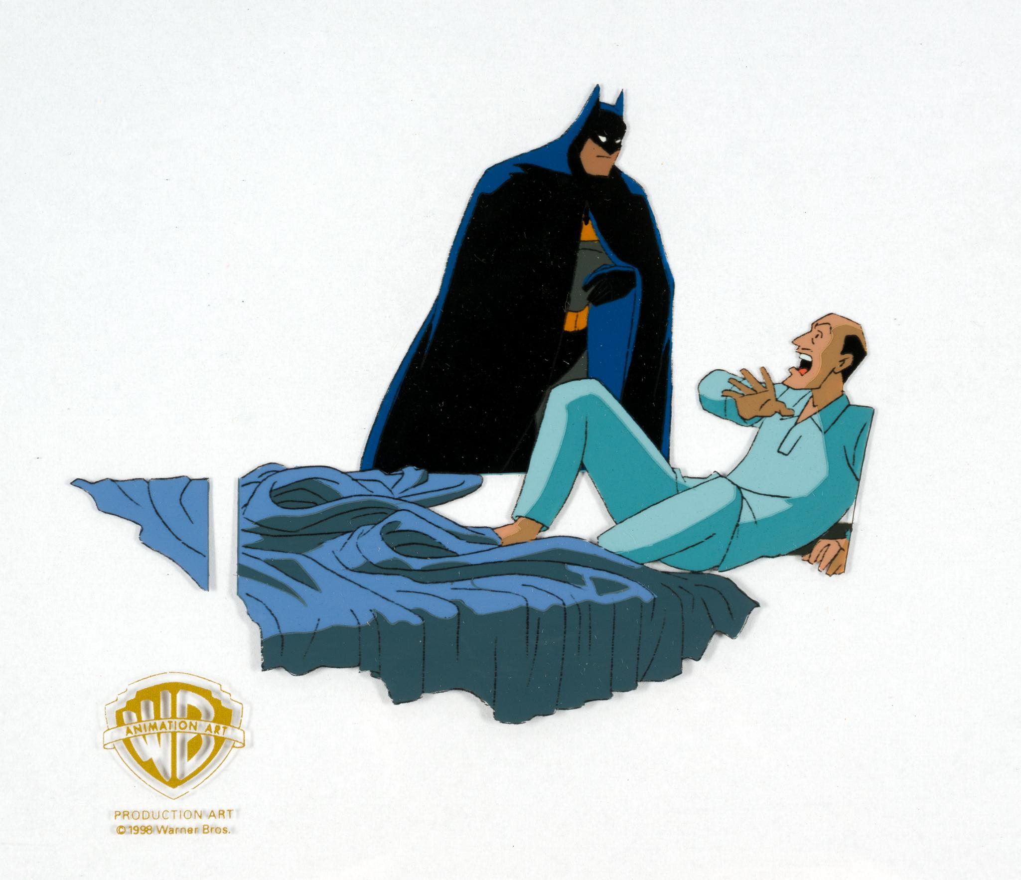 Inscribed Envelope & Animation Cell "Batman & Mr. Freeze: SubZero"