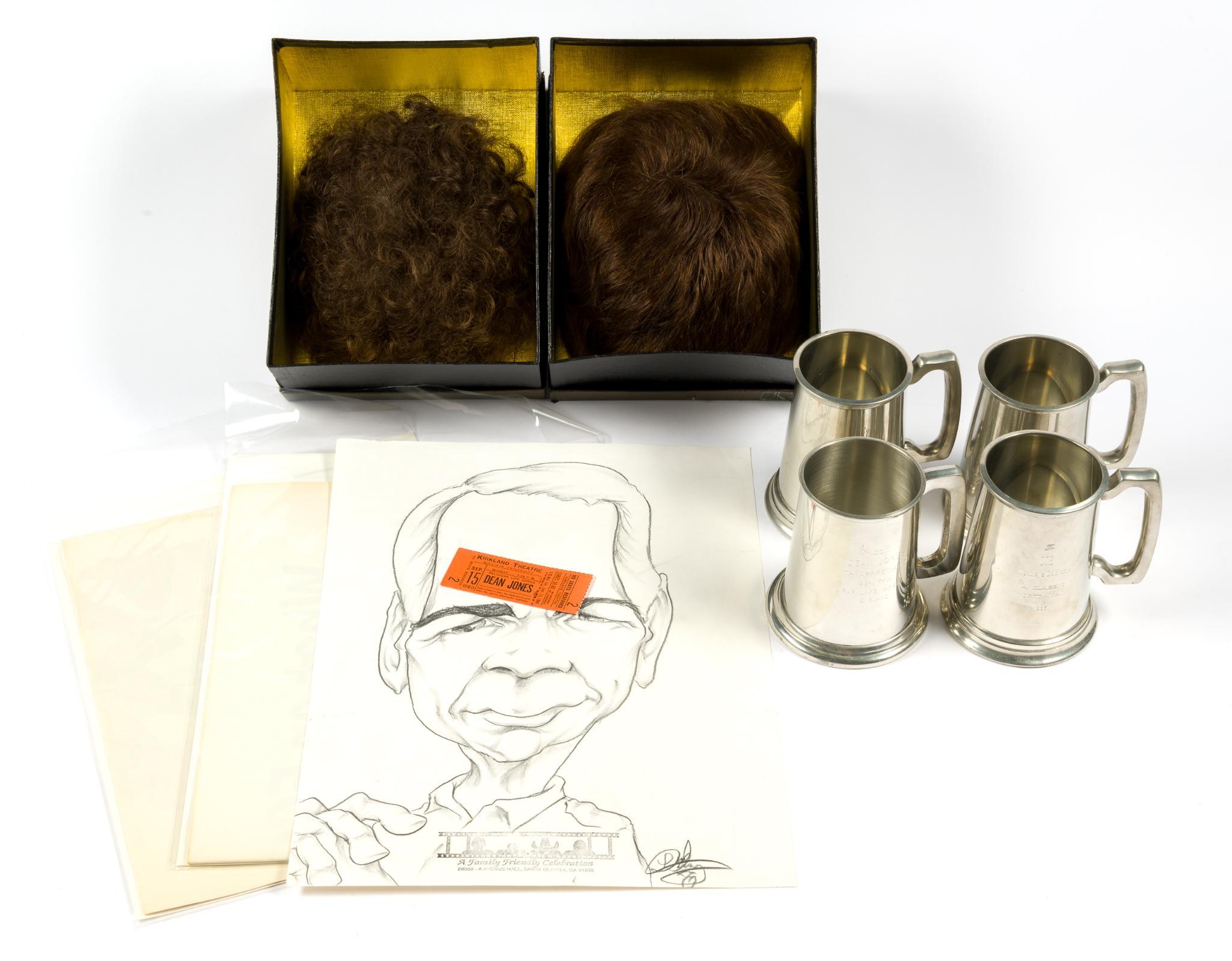 Dean Jones Hollywood Memorabilia Incl. Wigs
