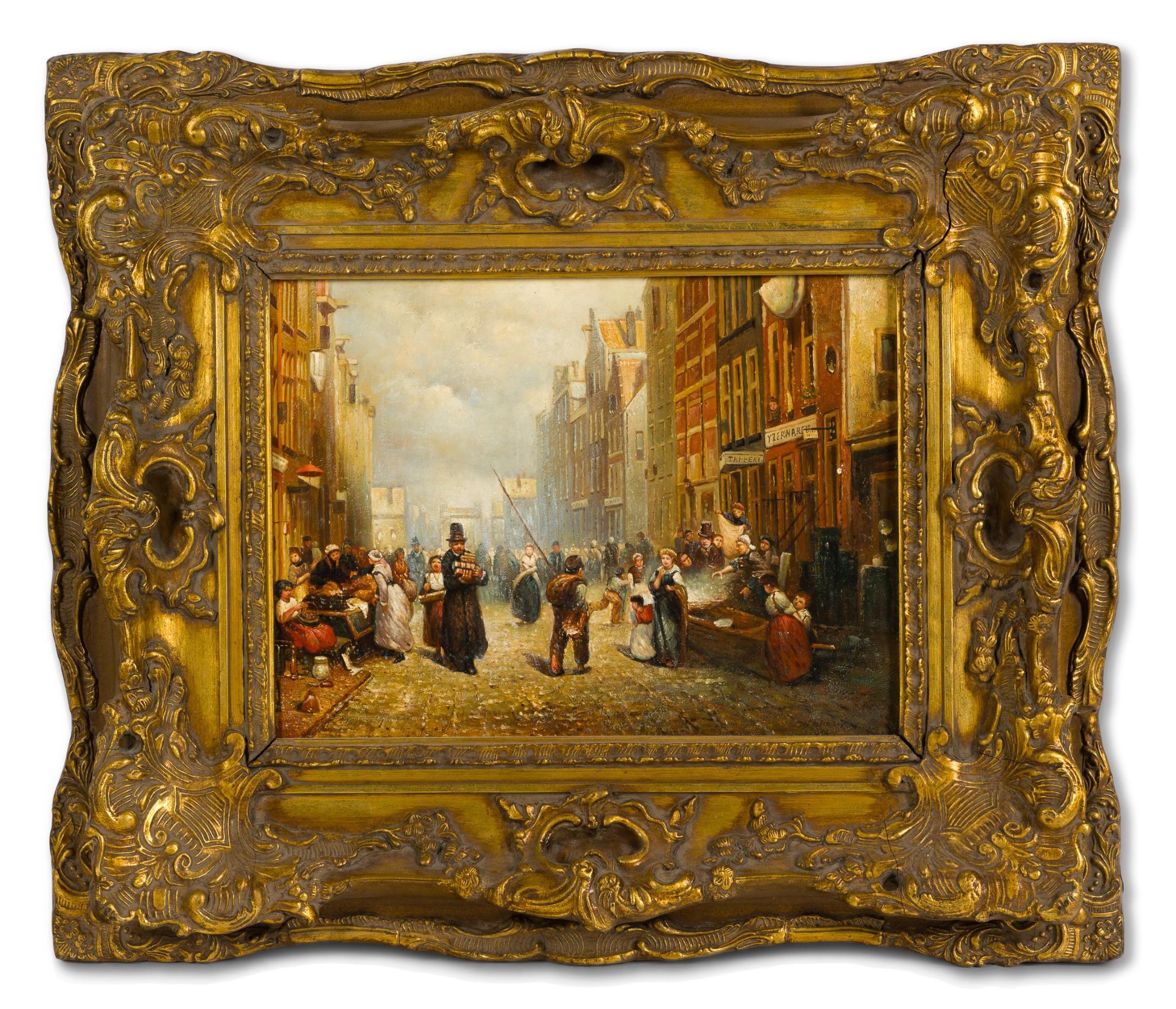 Oil On Canvas After Frans Arnold Breuhaus De Groot (1824-1872)
